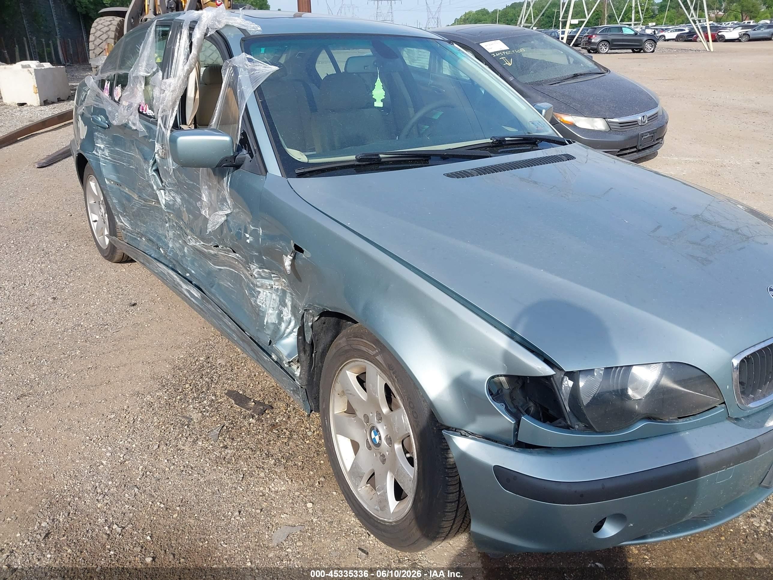 2003 Bmw 3 Series 325xi Blue vin: WBAEU334X3PM58633