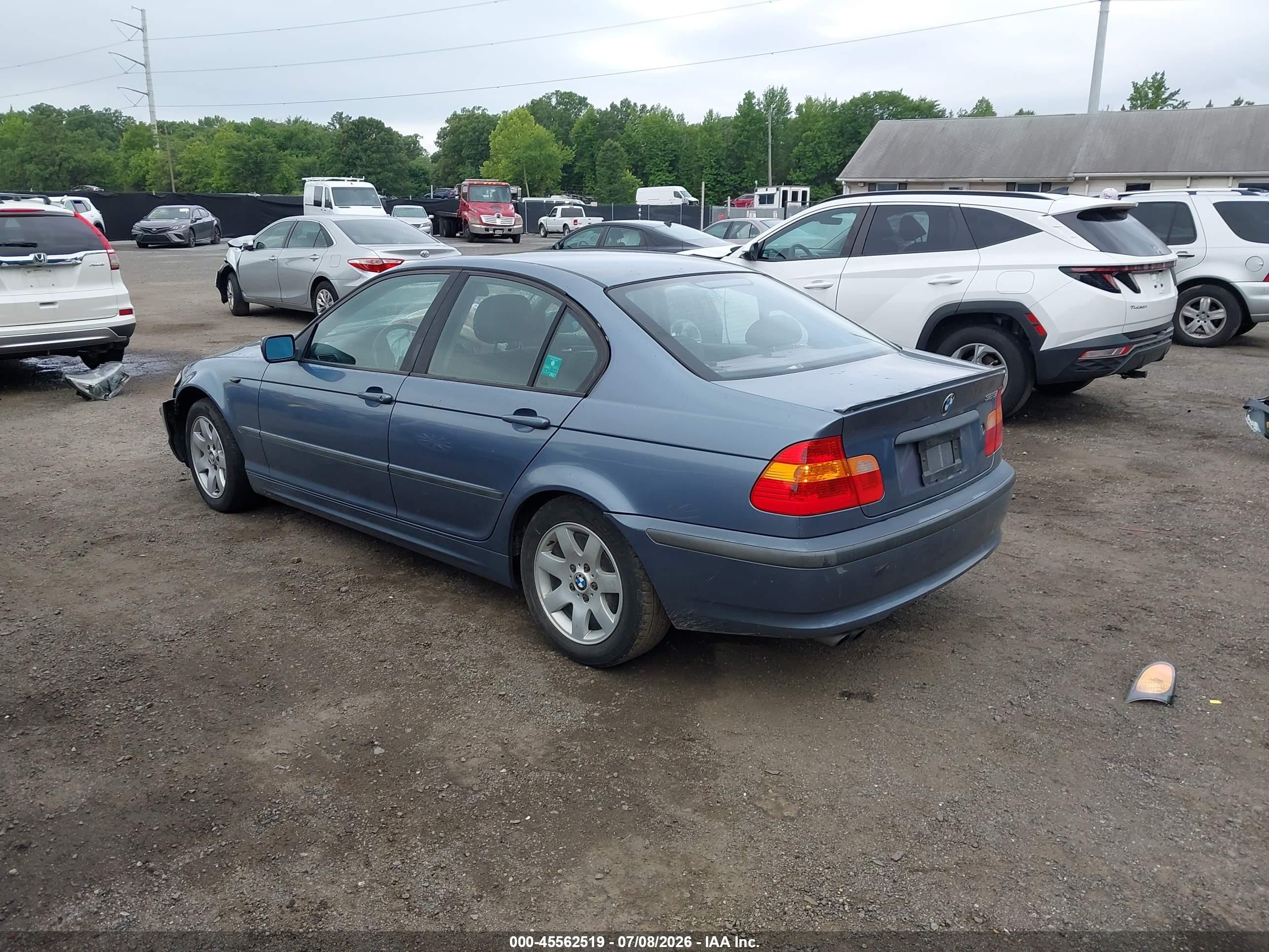 2002 Bmw 3 Series 325i Blue vin: WBAEV33402KL67279