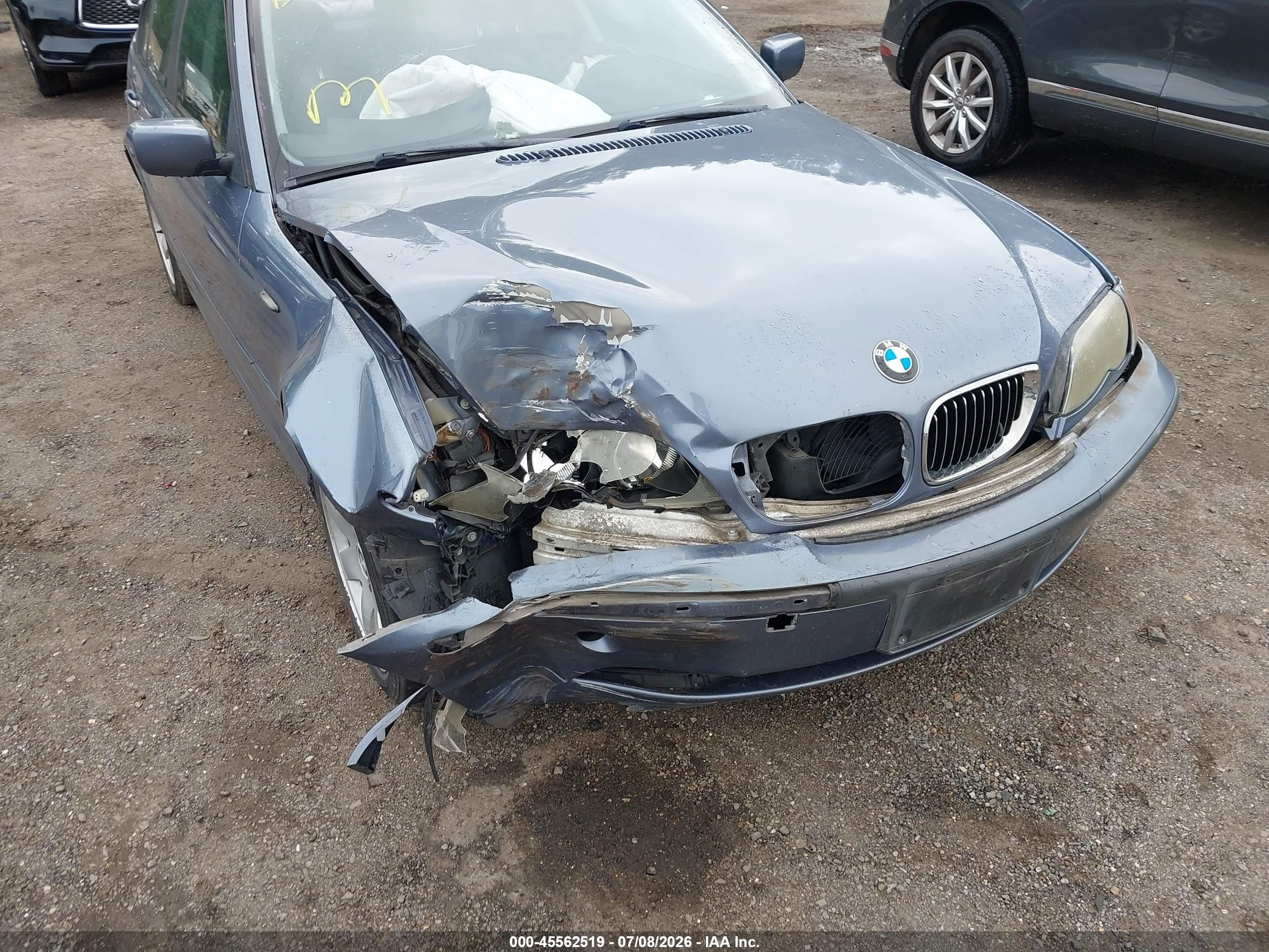 2002 Bmw 3 Series 325i Blue vin: WBAEV33402KL67279