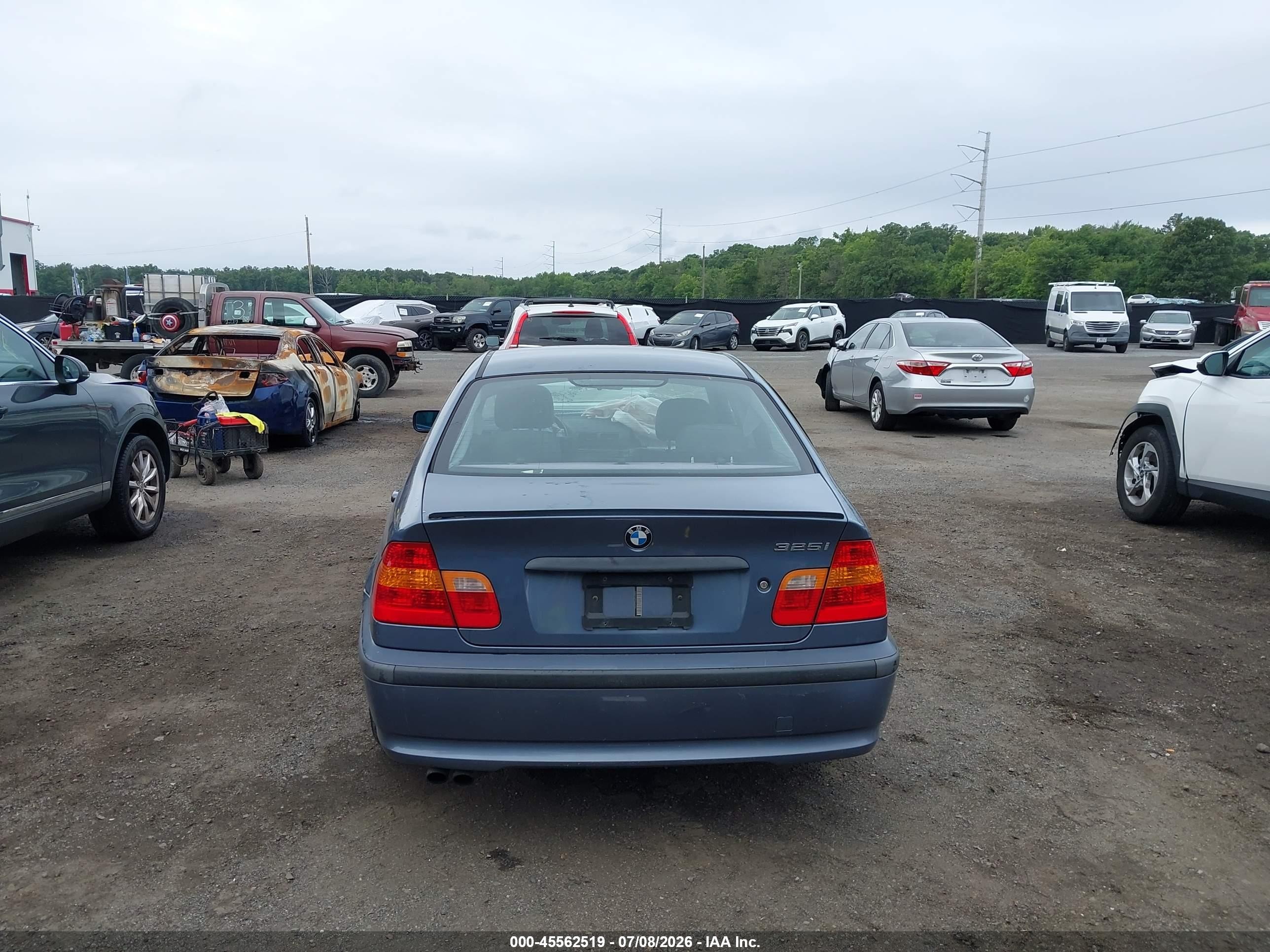 2002 Bmw 3 Series 325i Blue vin: WBAEV33402KL67279