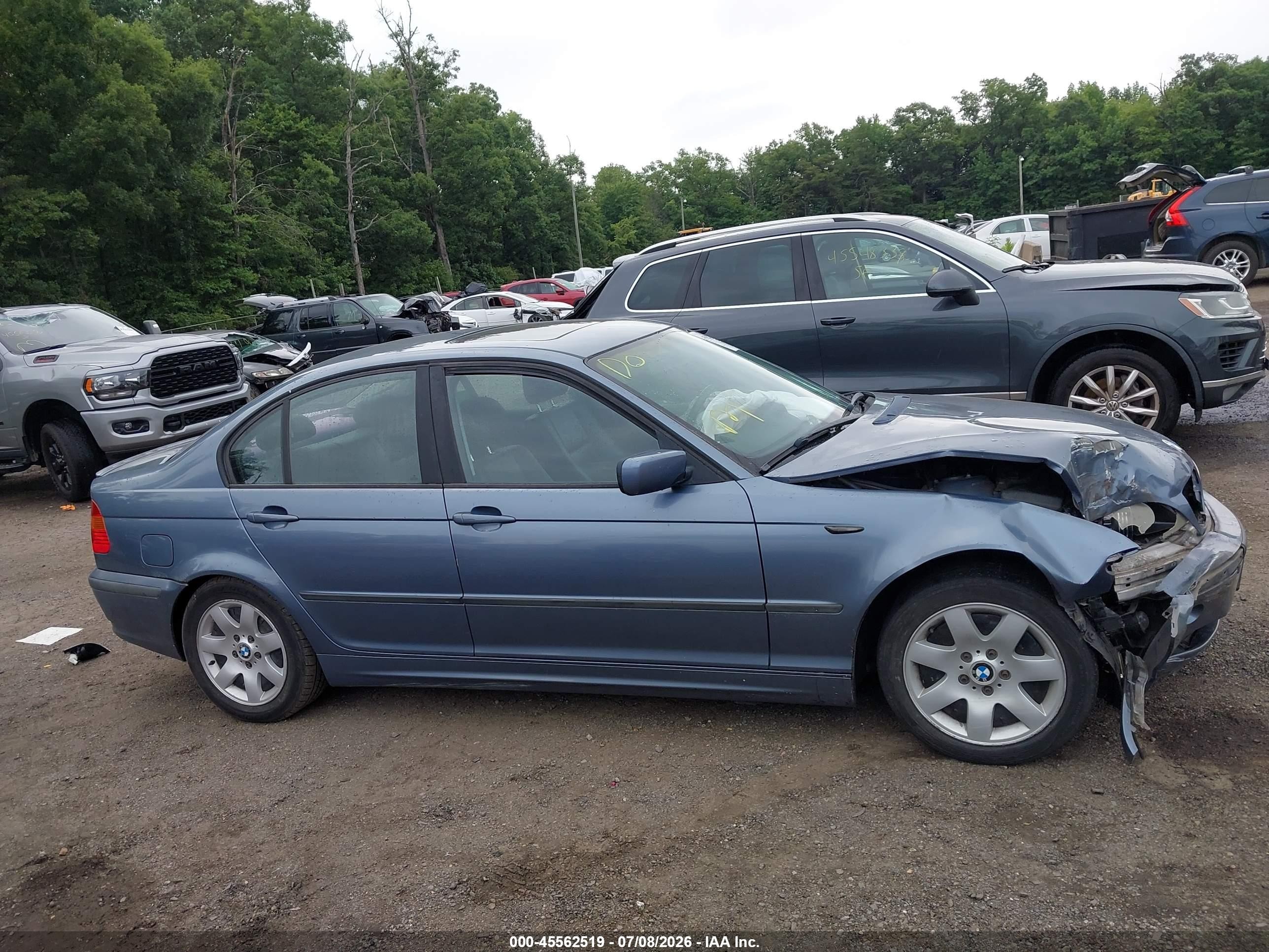 2002 Bmw 3 Series 325i Blue vin: WBAEV33402KL67279