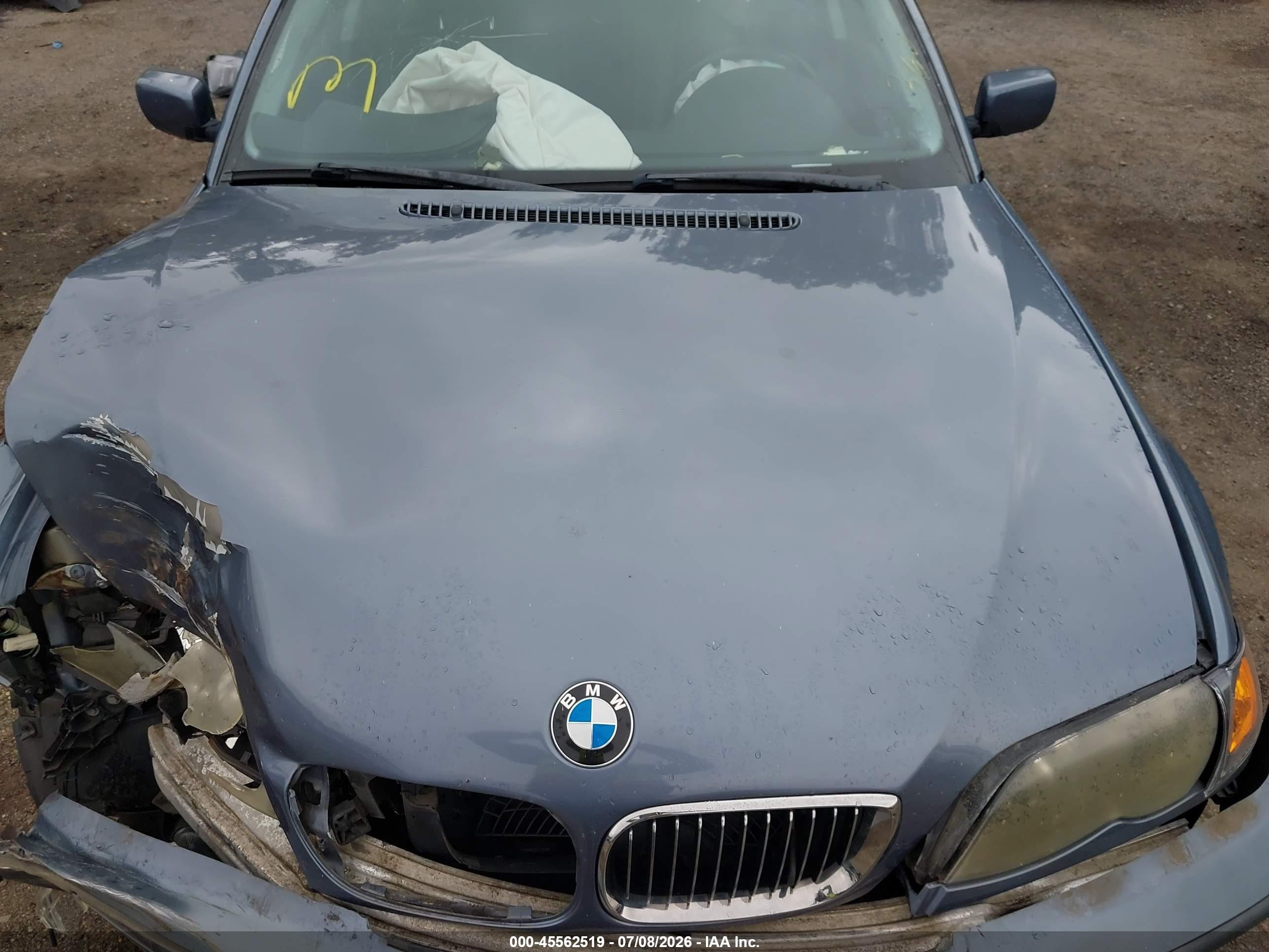 2002 Bmw 3 Series 325i Blue vin: WBAEV33402KL67279
