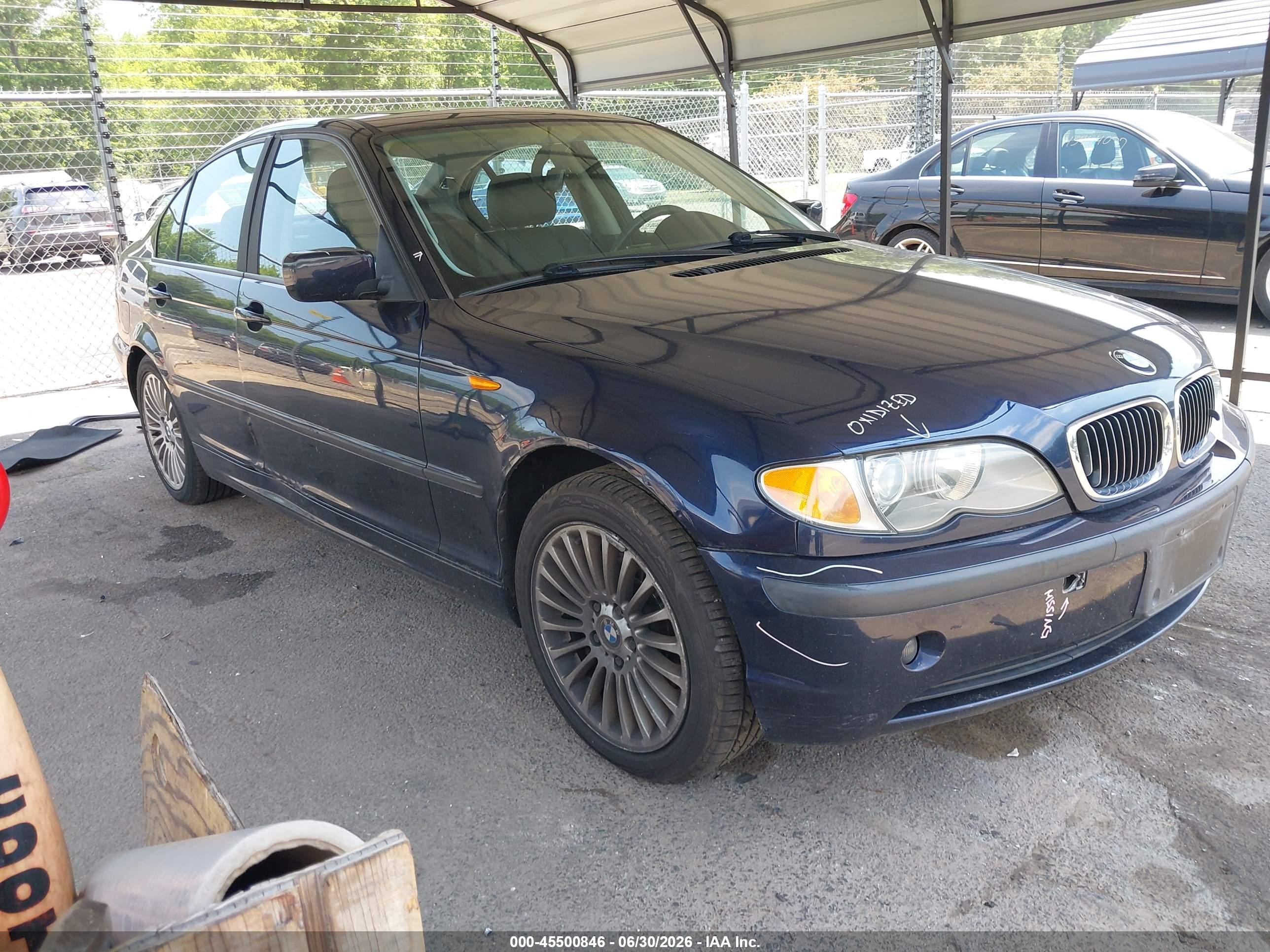 2002 Bmw 325i   Blue vin: WBAEV33412PD55597