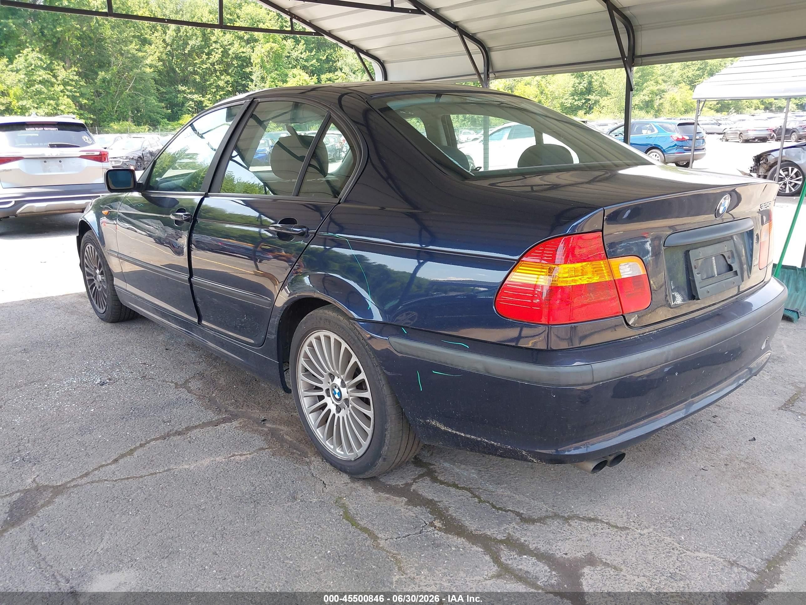 2002 Bmw 325i Blue vin: WBAEV33412PD55597