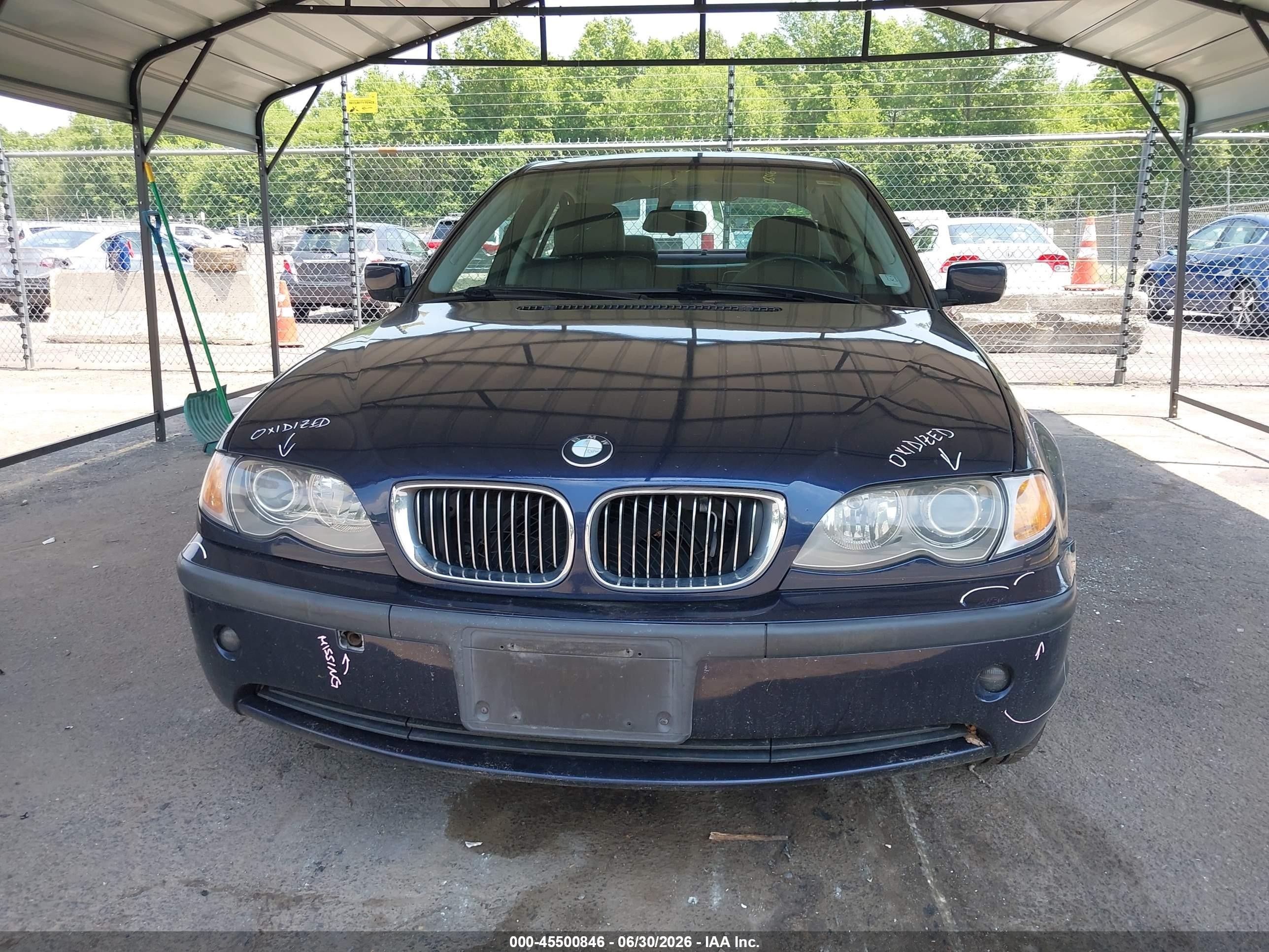 2002 Bmw 325i Blue vin: WBAEV33412PD55597