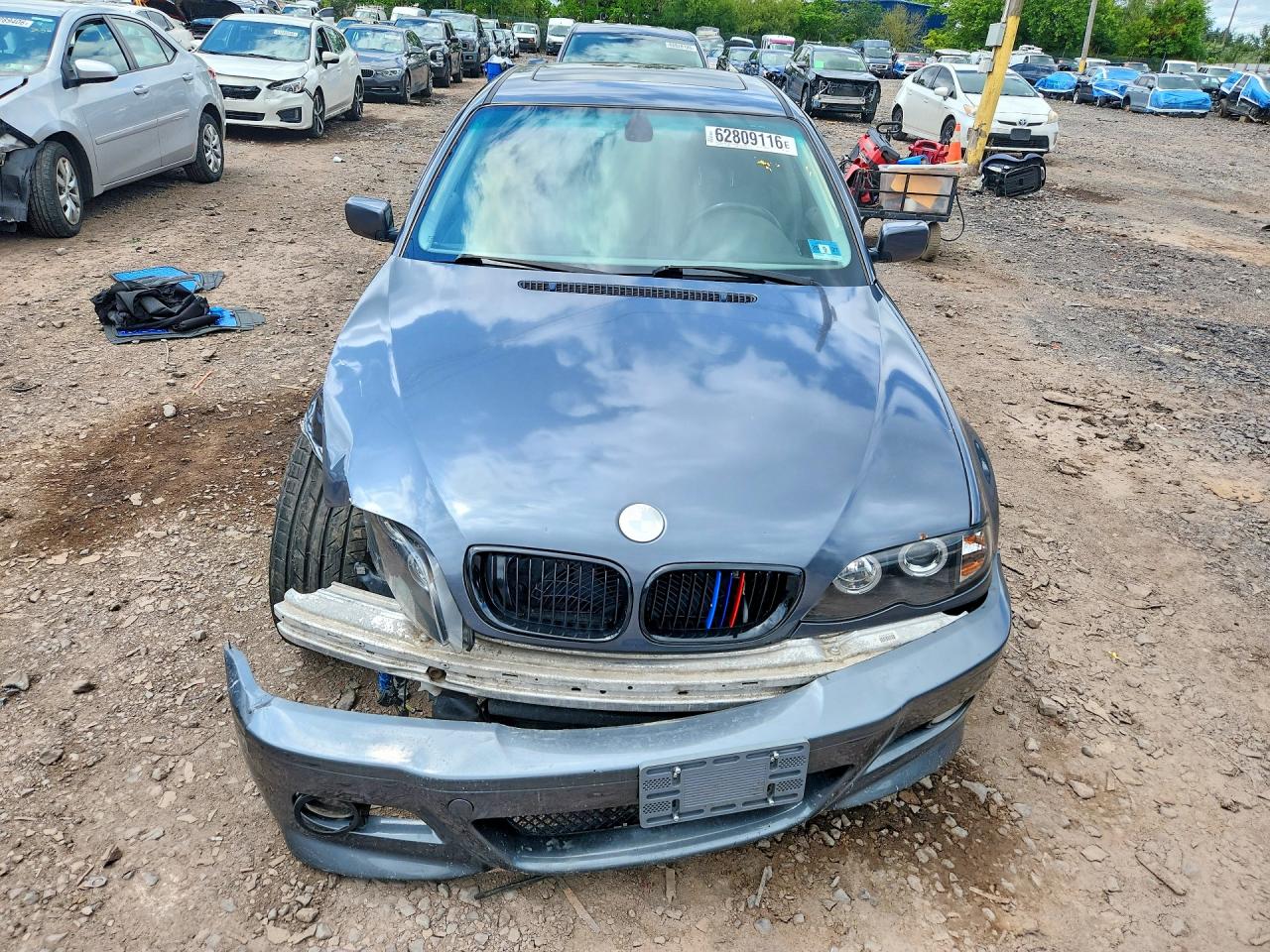 2003 Bmw 325 I Gray vin: WBAEV33413KL84383
