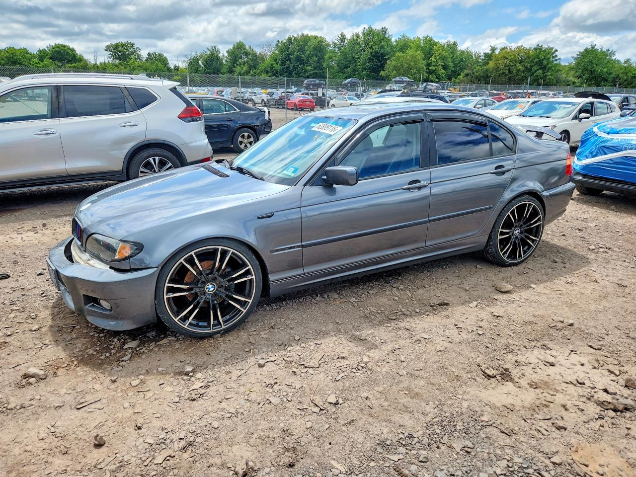 2003 Bmw 325 I Gray vin: WBAEV33413KL84383