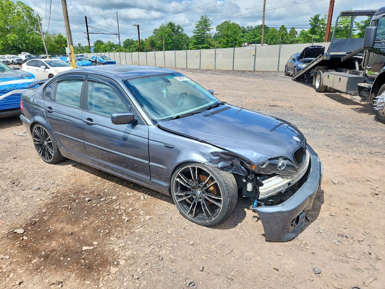 2003 Bmw 325 I Gray vin: WBAEV33413KL84383