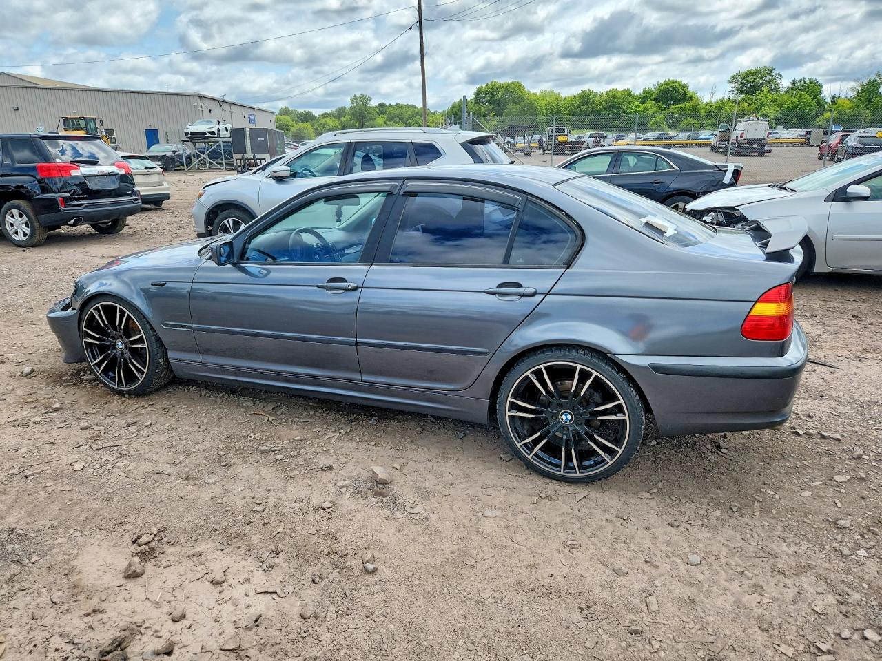 2003 Bmw 325 I Gray vin: WBAEV33413KL84383