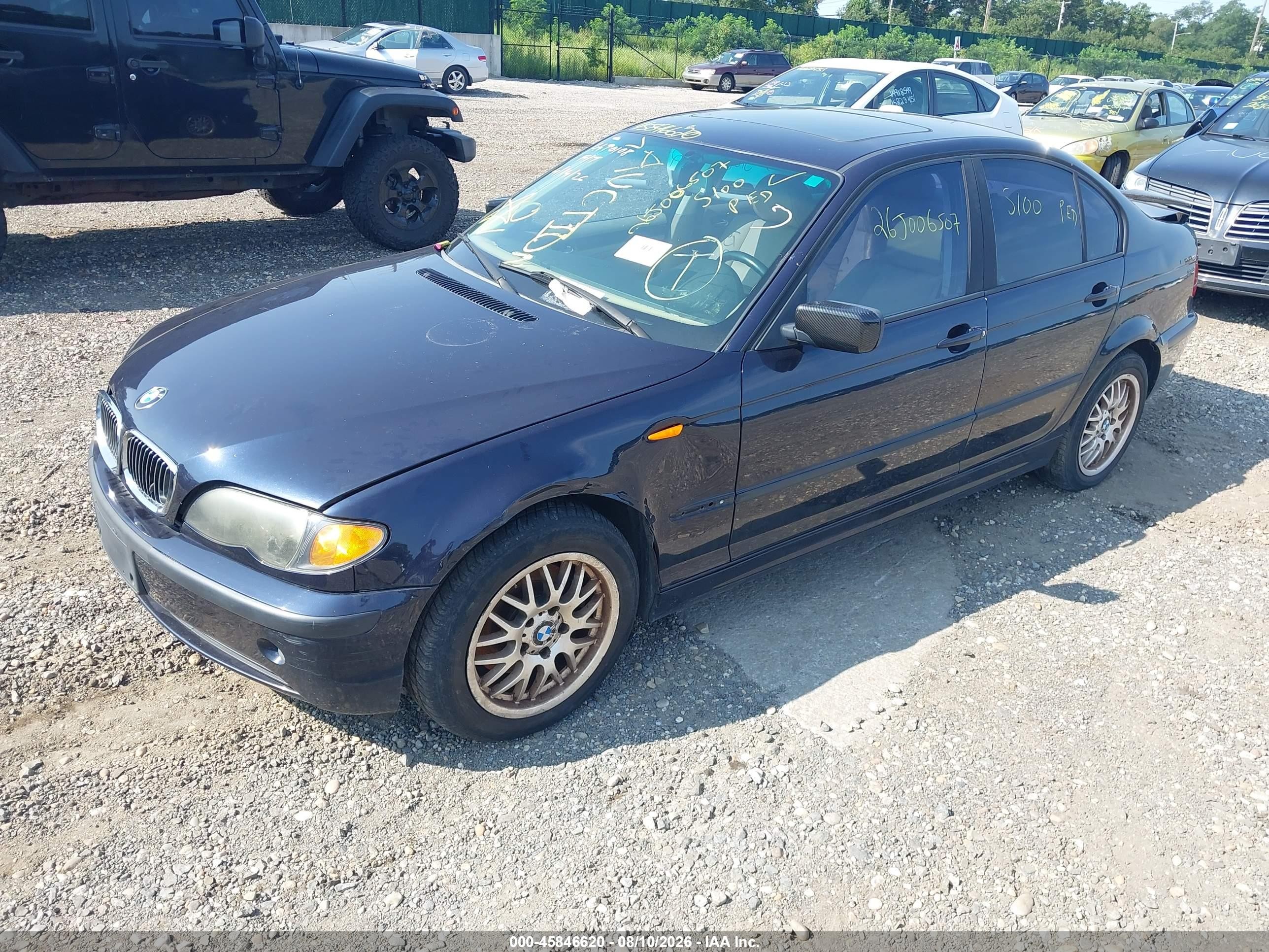2002 Bmw 325i   Blue vin: WBAEV33422KL69857