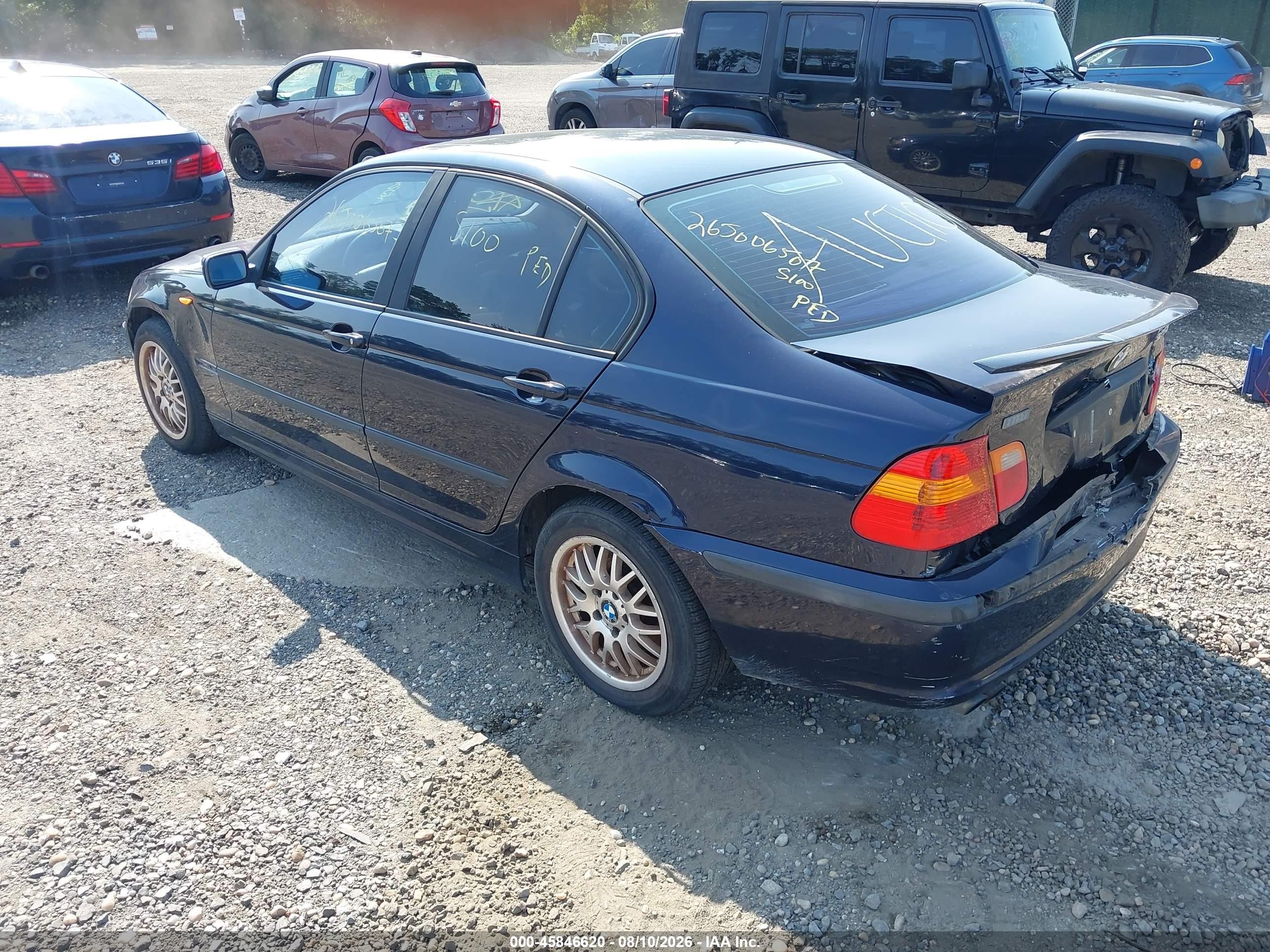 2002 Bmw 325i   Blue vin: WBAEV33422KL69857