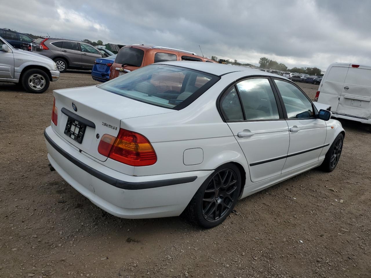2002 Bmw 325 I White vin: WBAEV33422KL71432