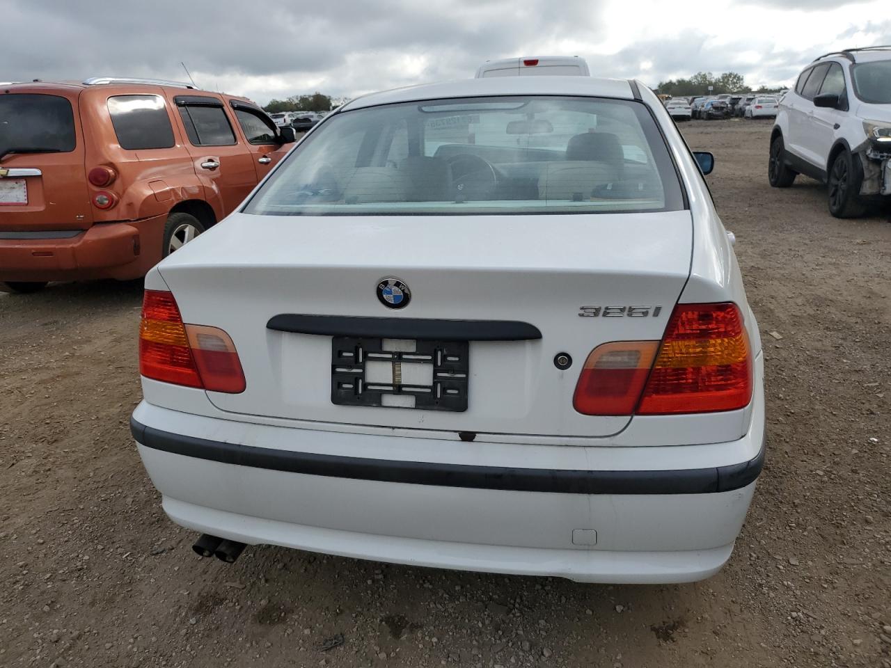 2002 Bmw 325 I White vin: WBAEV33422KL71432