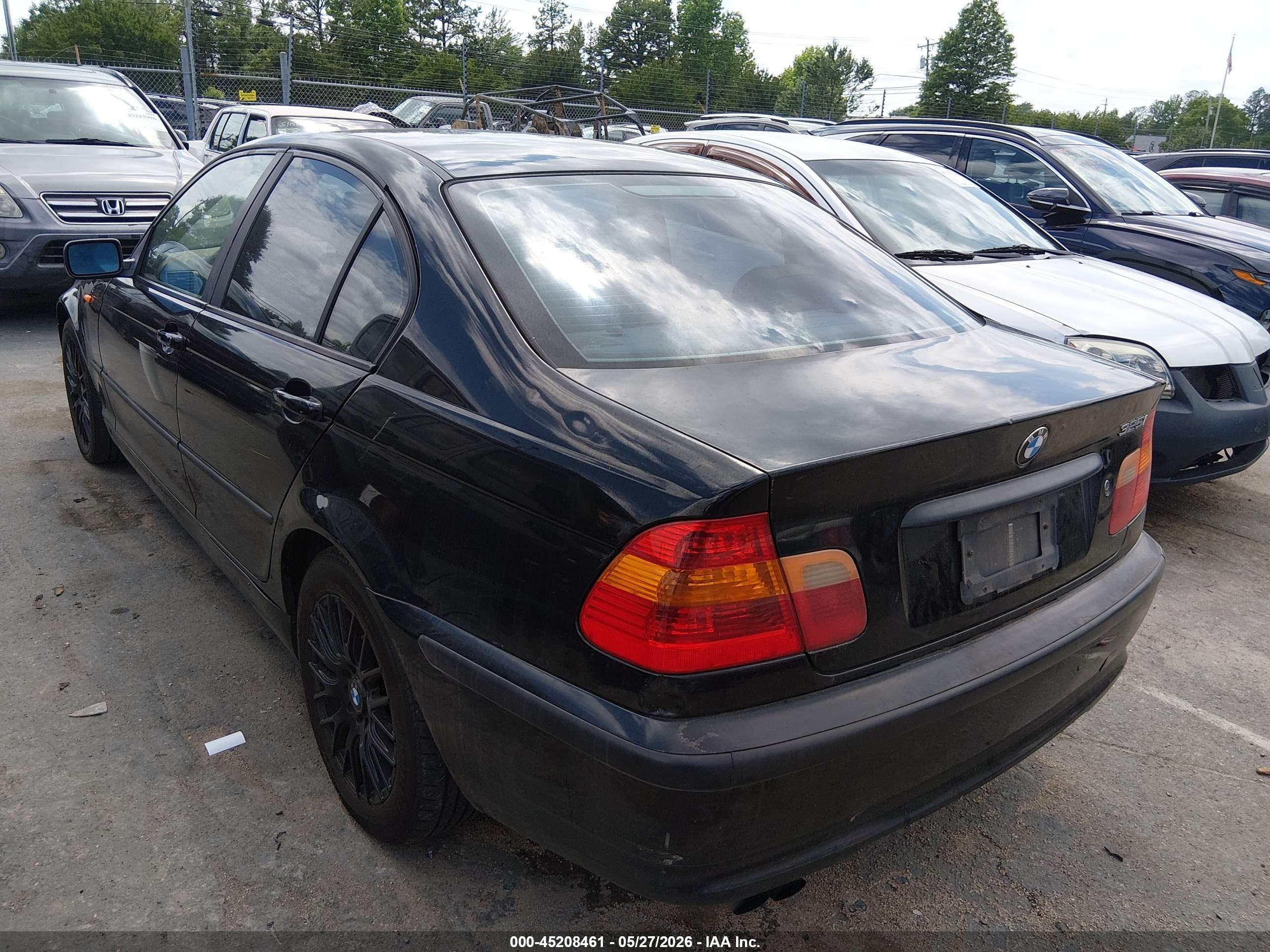 2003 Bmw 325i   Черный vin: WBAEV33423KL87132
