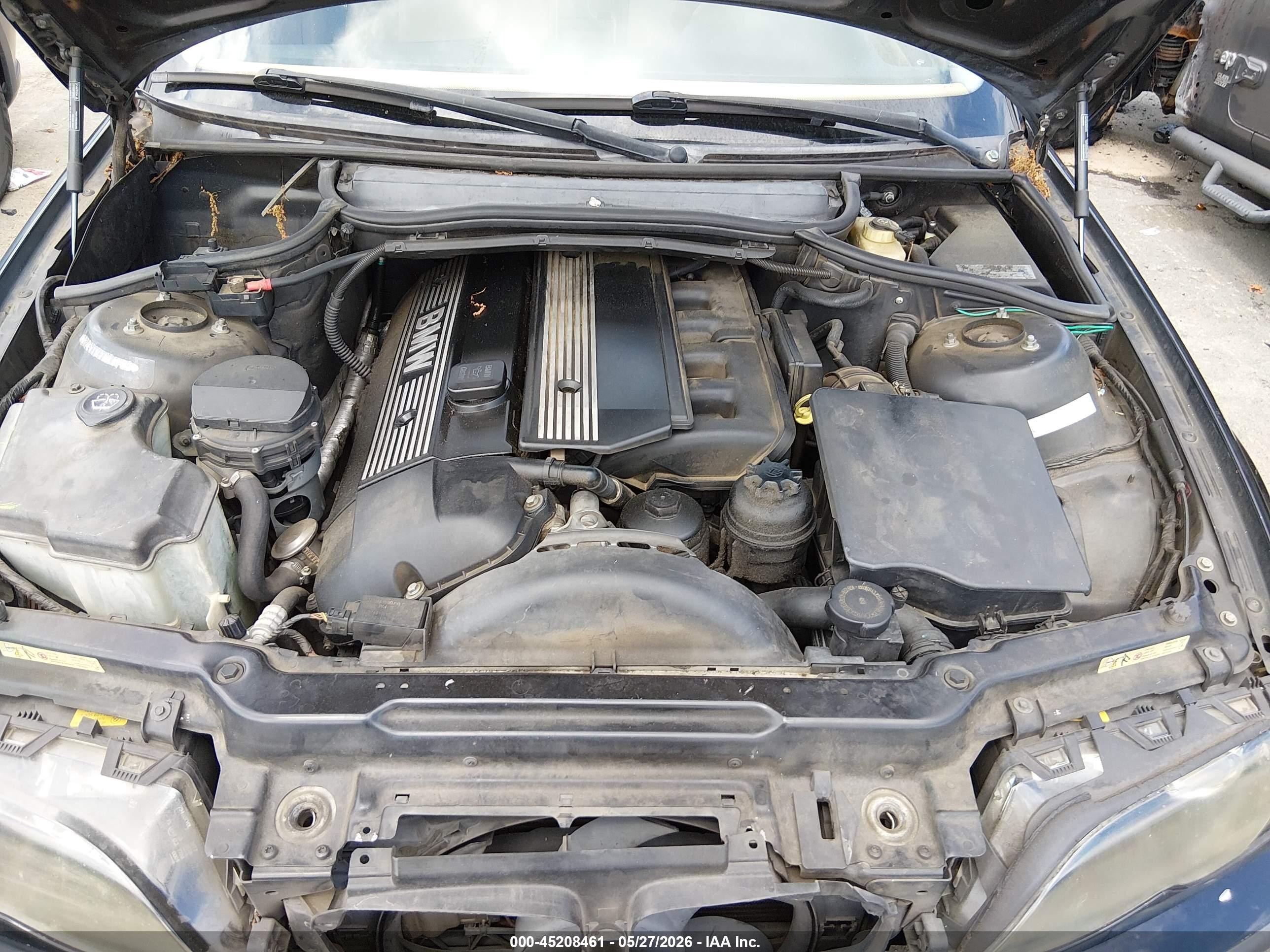 2003 Bmw 325i   Черный vin: WBAEV33423KL87132