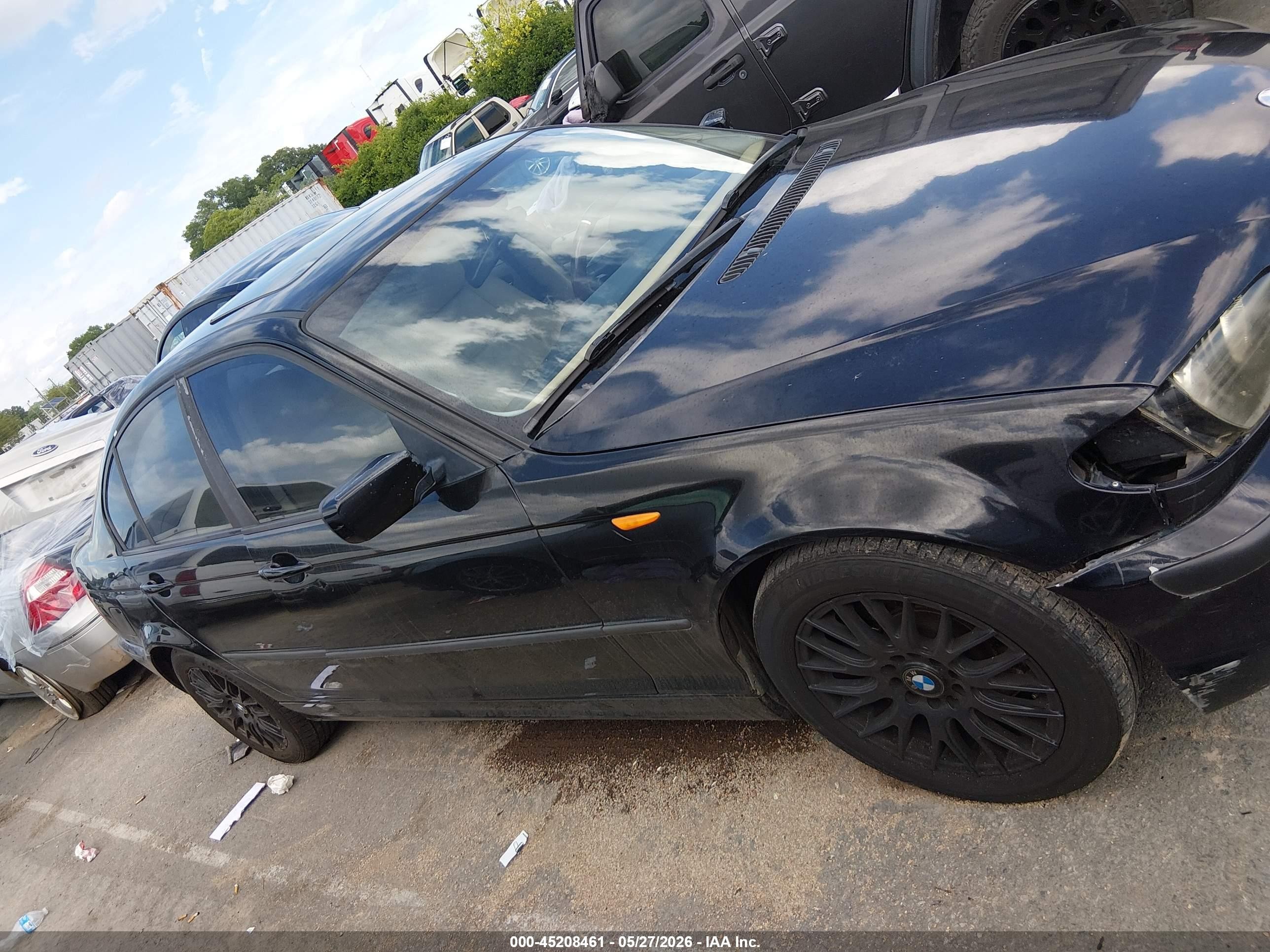2003 Bmw 325i   Черный vin: WBAEV33423KL87132
