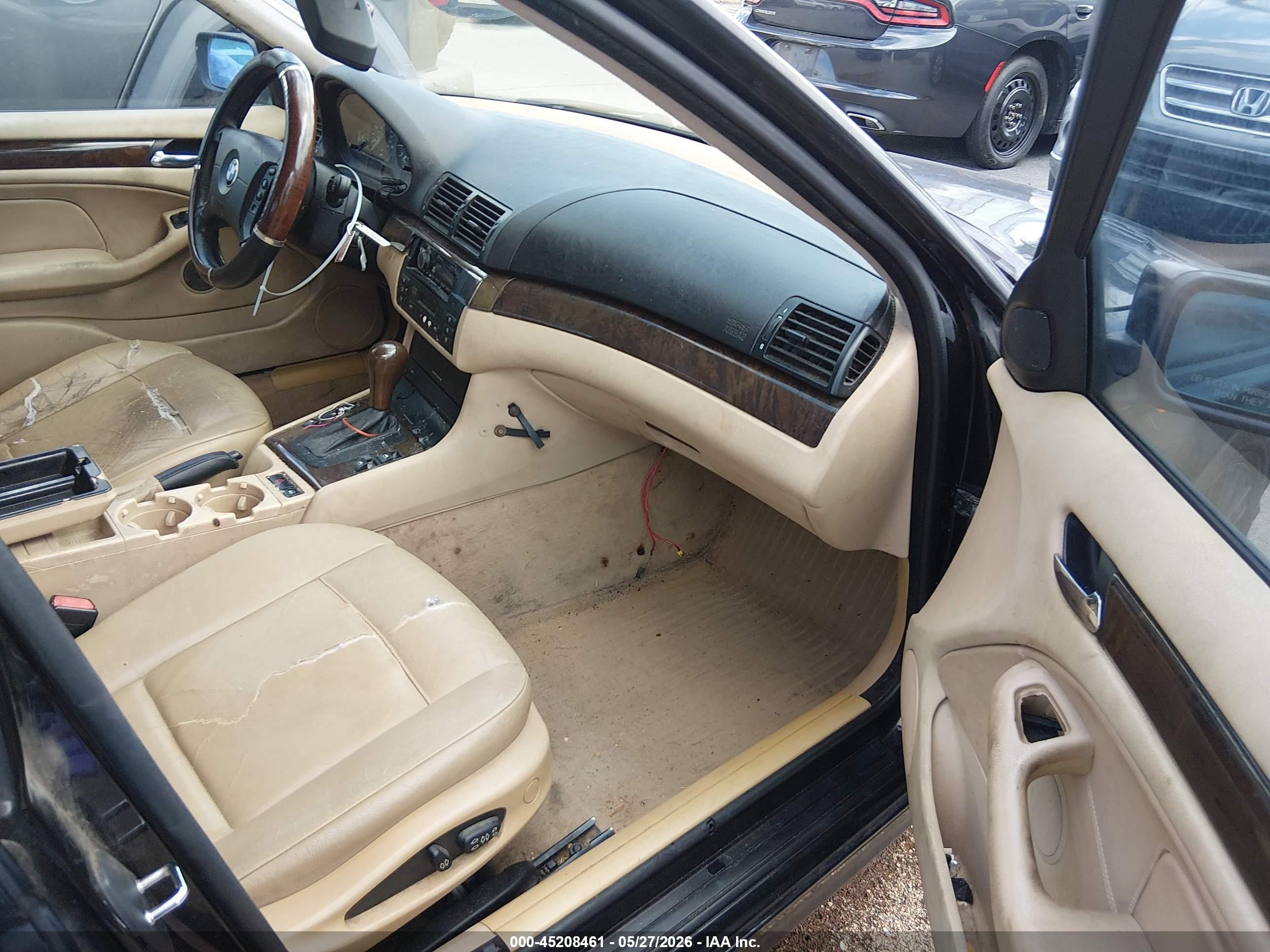 2003 Bmw 325i   Черный vin: WBAEV33423KL87132