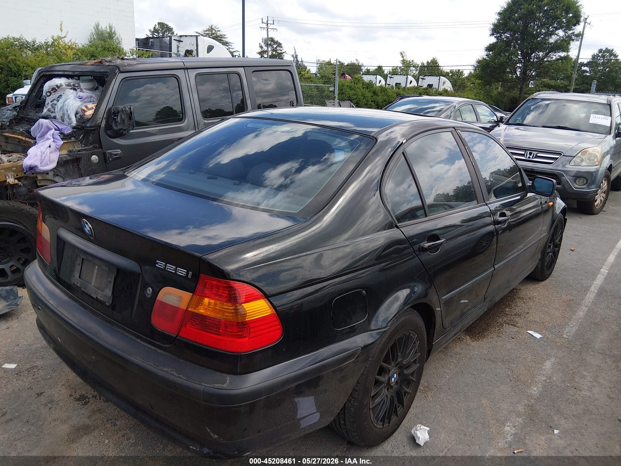 2003 Bmw 325i   Черный vin: WBAEV33423KL87132