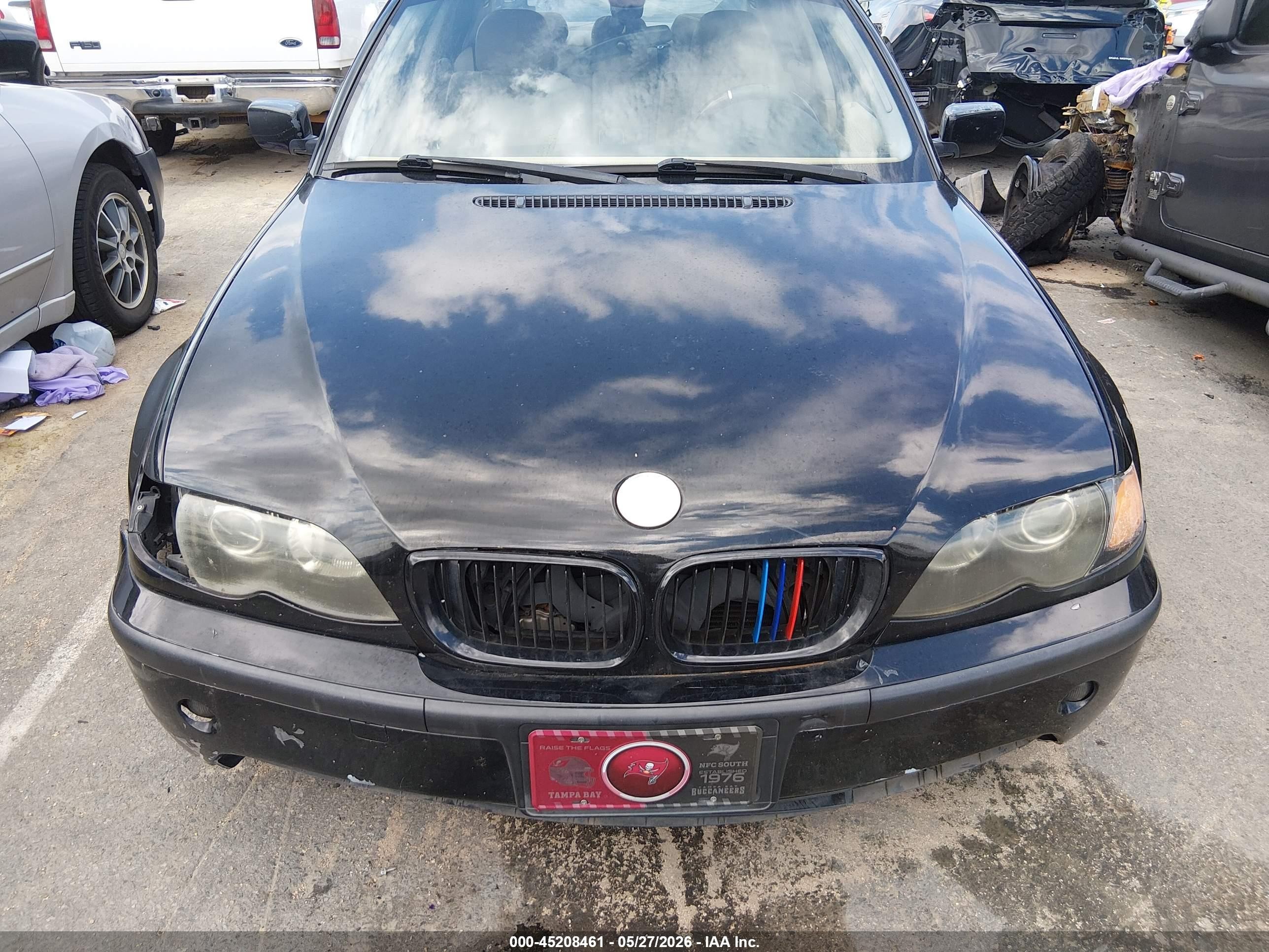 2003 Bmw 325i   Черный vin: WBAEV33423KL87132