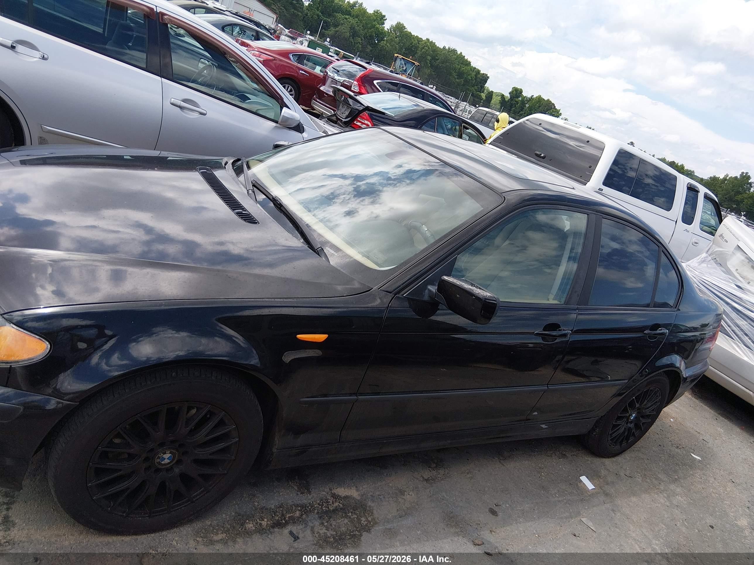 2003 Bmw 325i   Черный vin: WBAEV33423KL87132