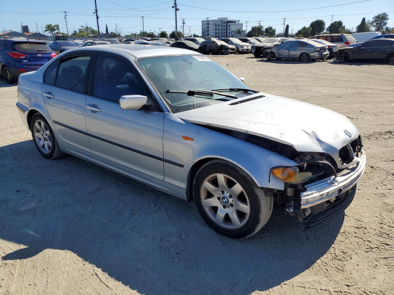 2004 Bmw 325 I Silver vin: WBAEV33424KR31405