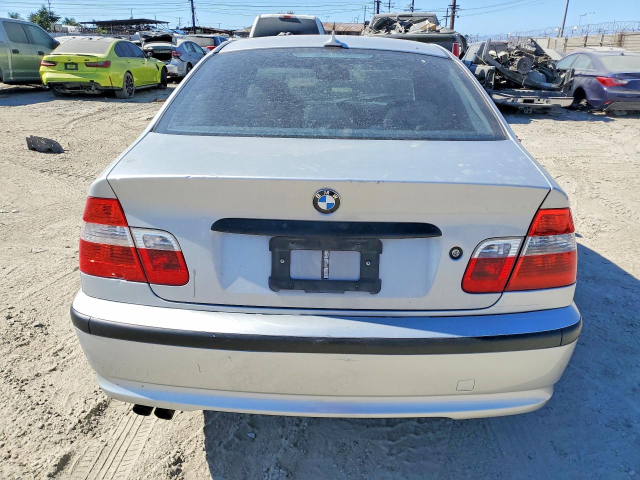 2004 Bmw 325 I Silver vin: WBAEV33424KR31405