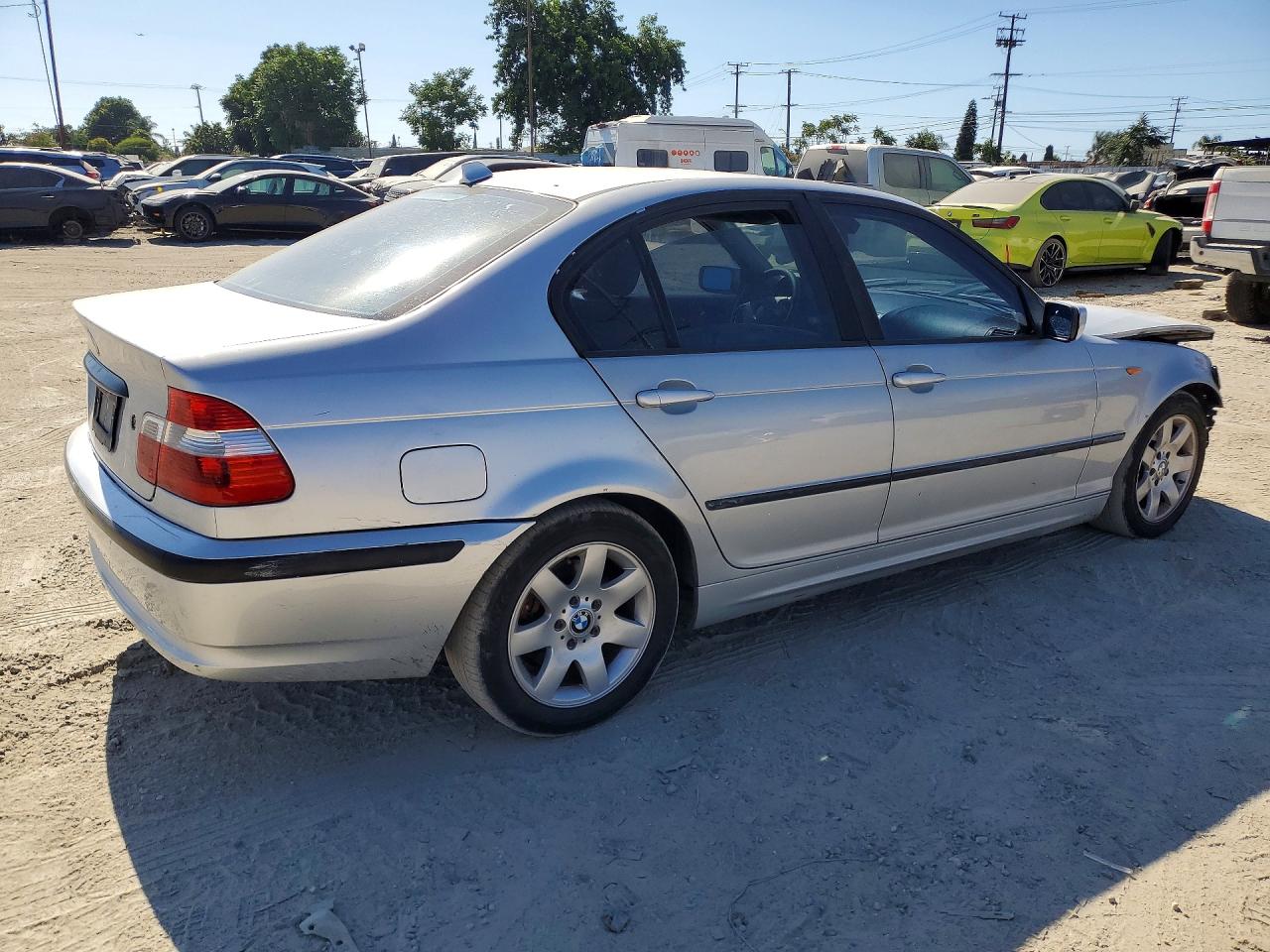 2004 Bmw 325 I Silver vin: WBAEV33424KR31405