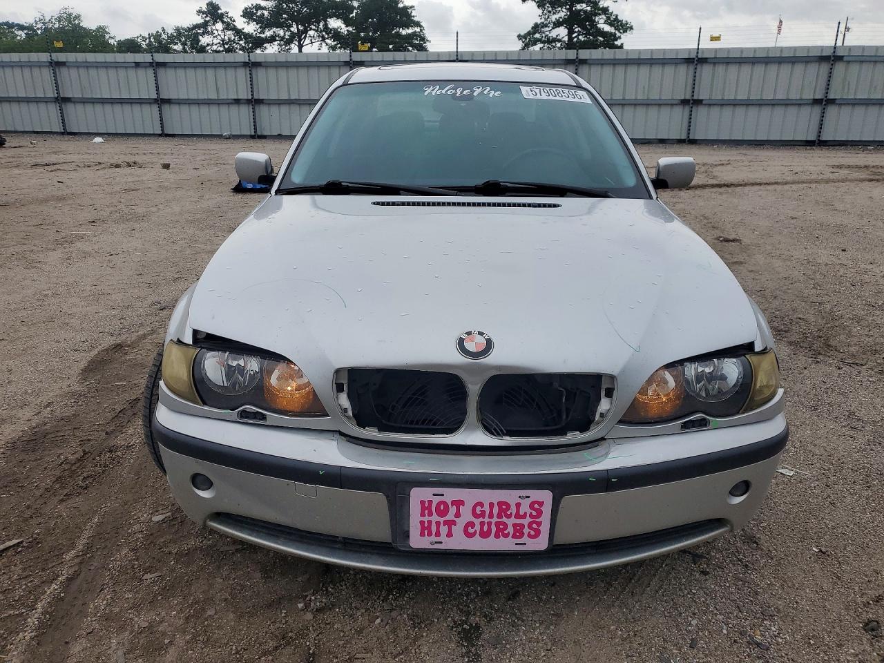 2005 Bmw 325 I Silver vin: WBAEV33425KW15911