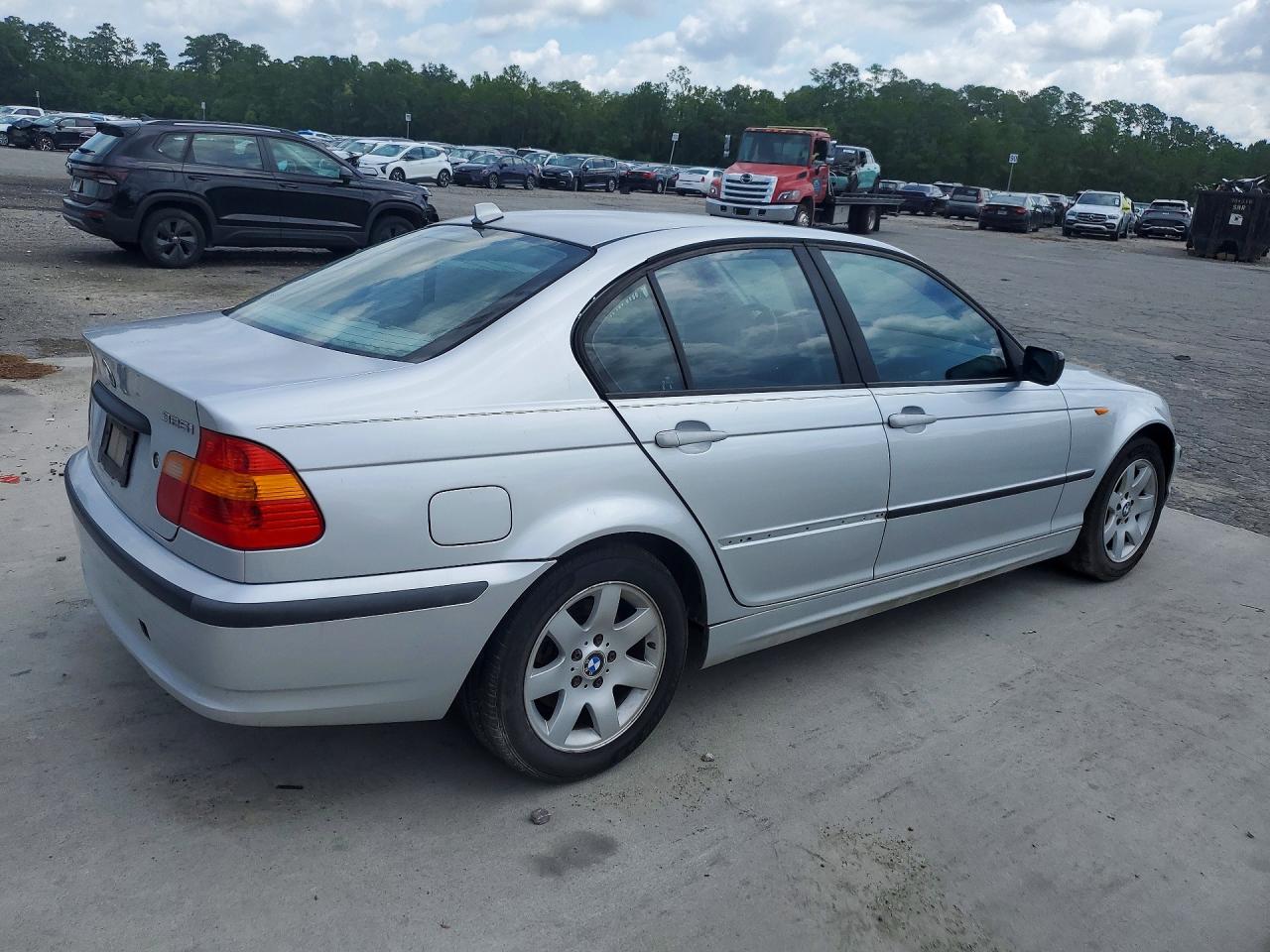 2005 Bmw 325 I Silver vin: WBAEV33425KW16816