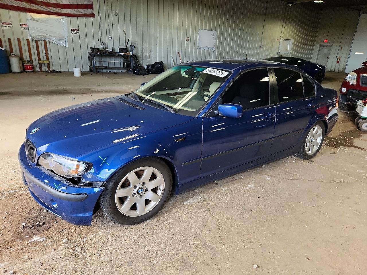 2005 Bmw 325 I Blue vin: WBAEV33425KW17481