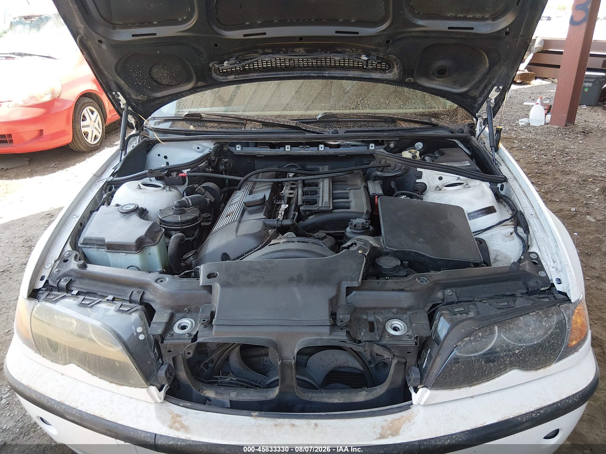2005 Bmw 325i   Белый vin: WBAEV33425KW18923