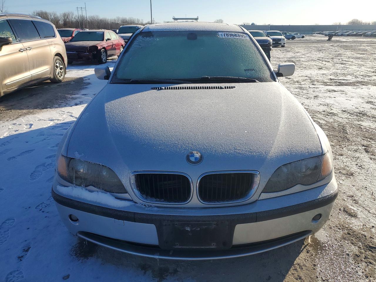 2003 Bmw 325 Silver vin: WBAEV33433KL58996