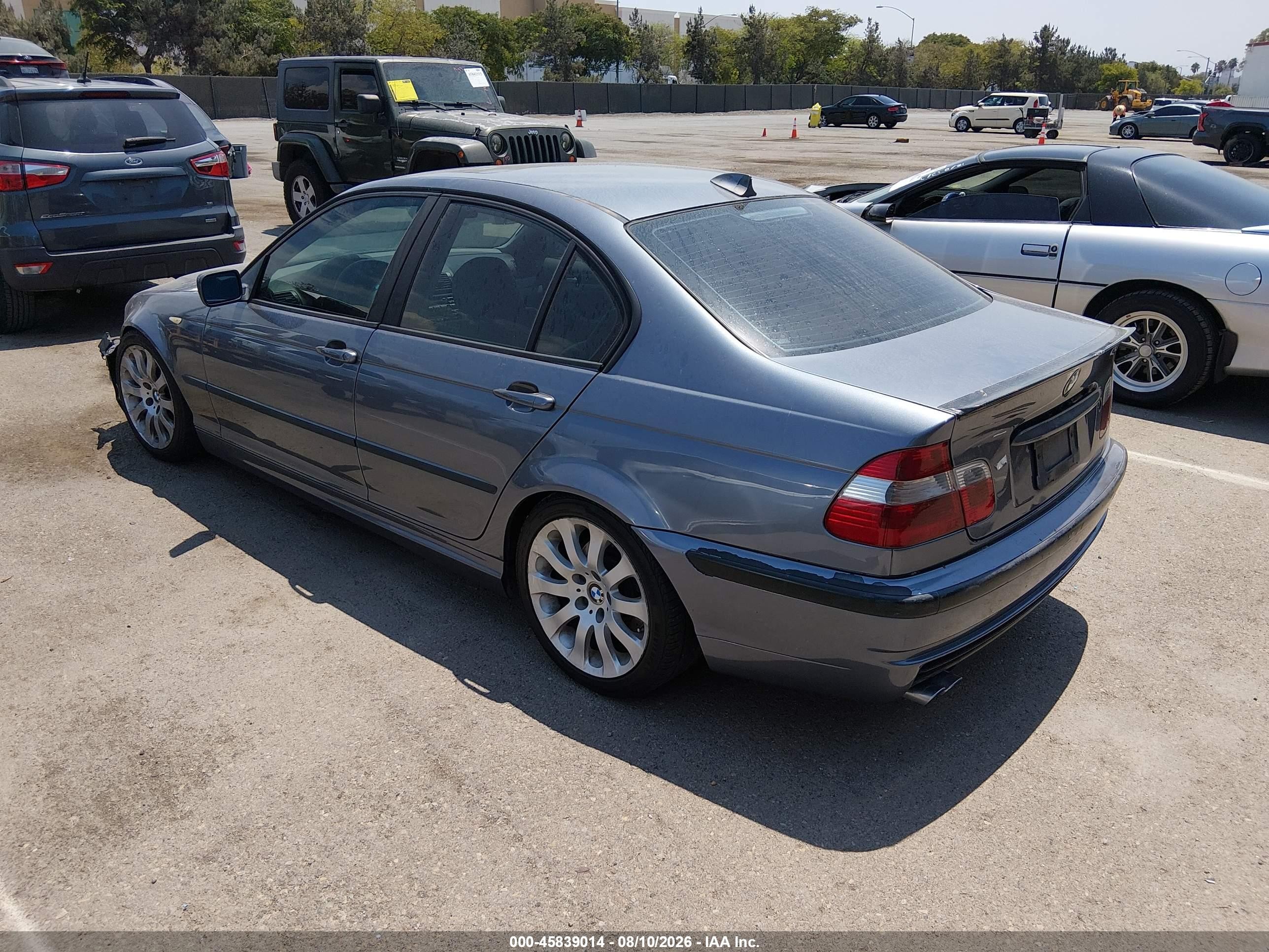 2002 Bmw 325i   Gray vin: WBAEV33442KL55197