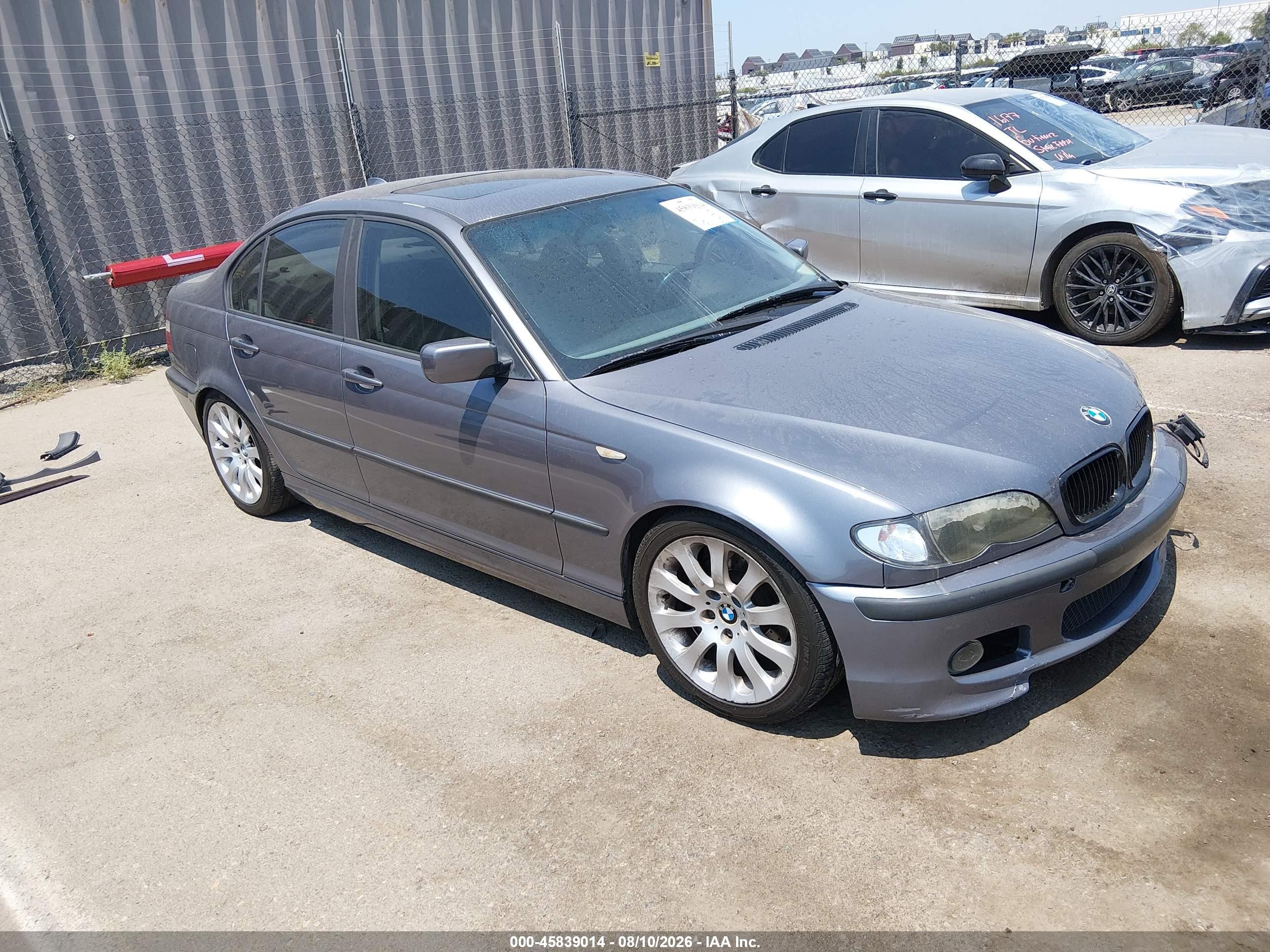 2002 Bmw 325i   Gray vin: WBAEV33442KL55197