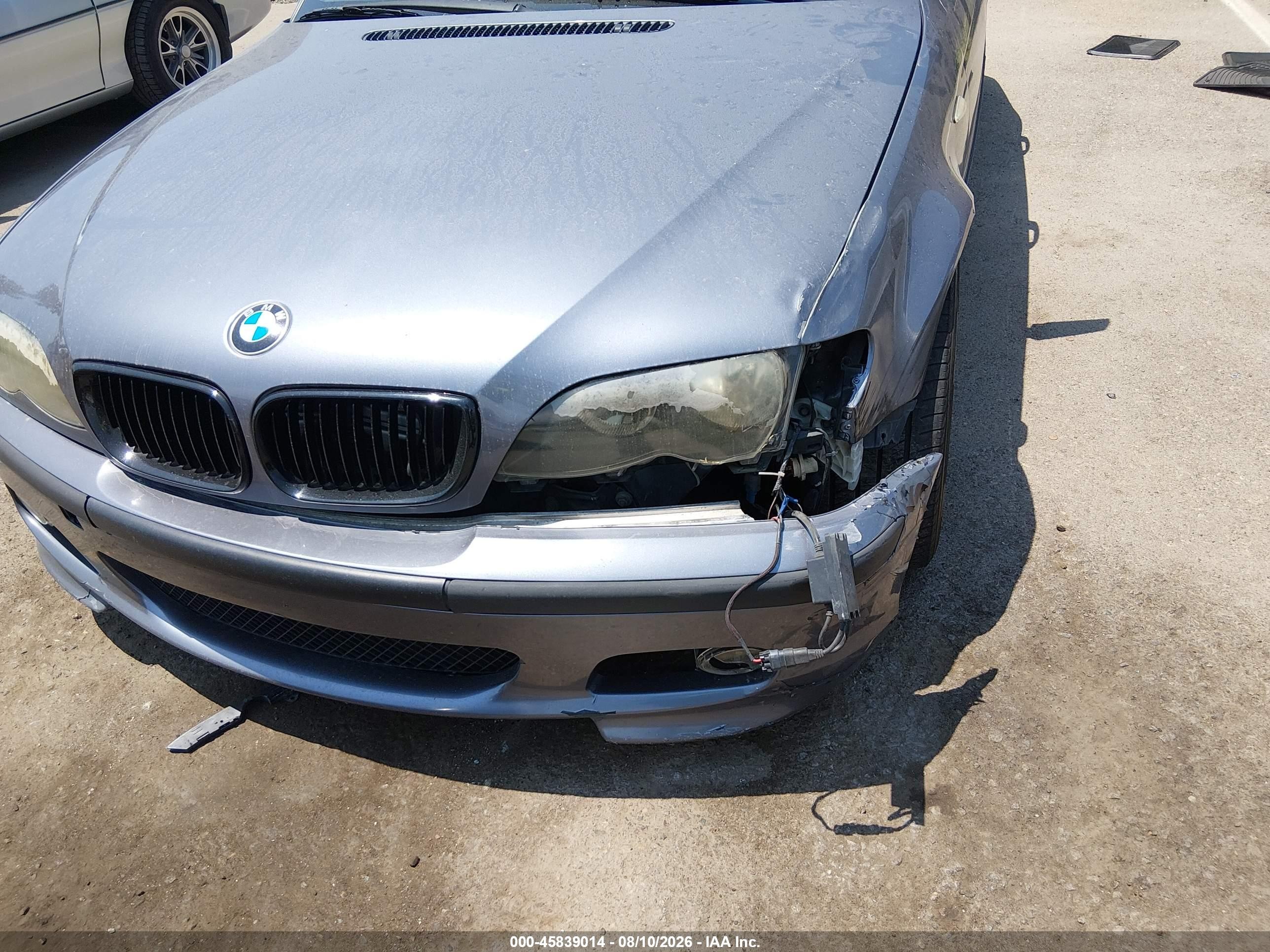2002 Bmw 325i   Gray vin: WBAEV33442KL55197