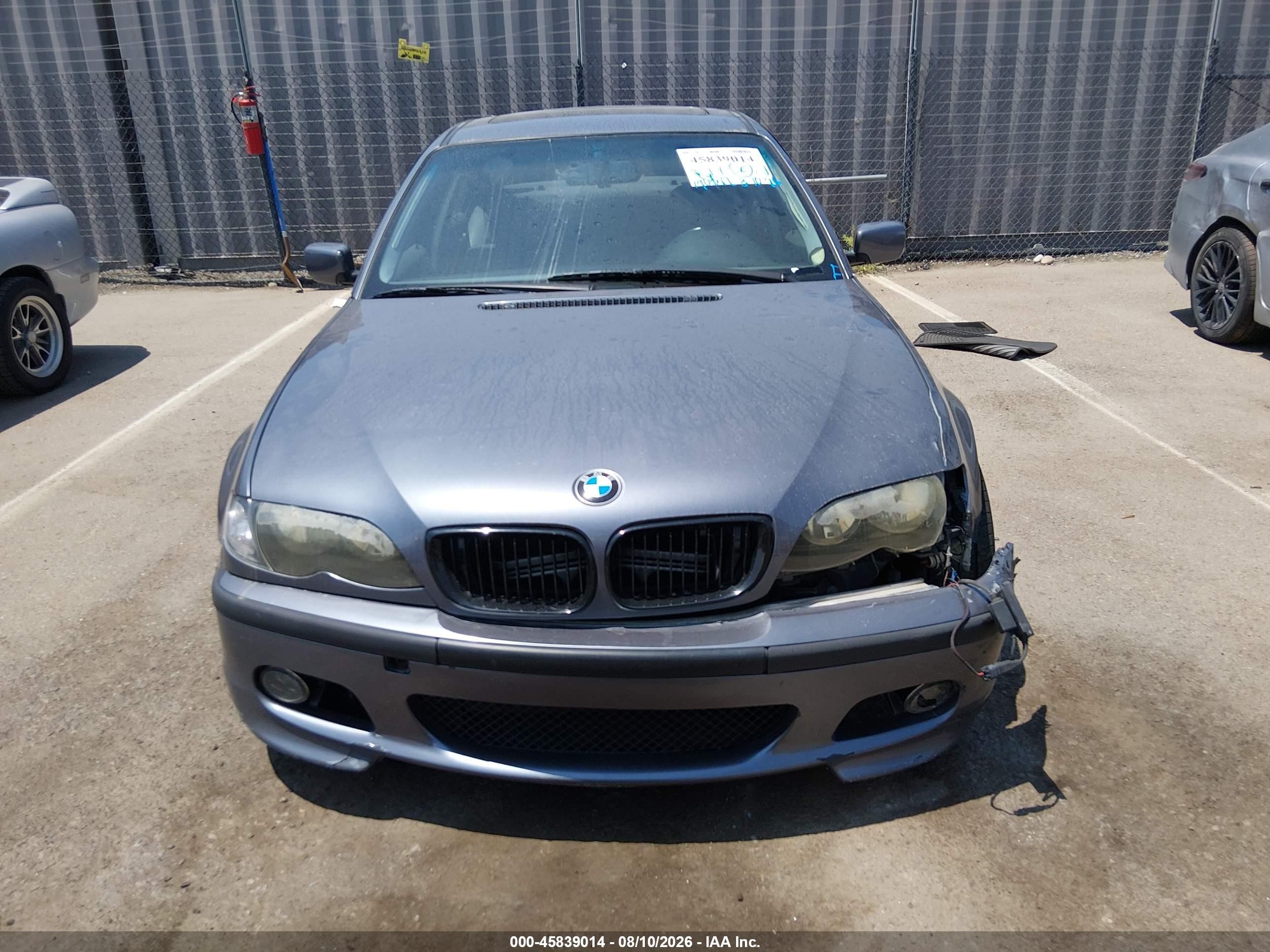 2002 Bmw 325i   Gray vin: WBAEV33442KL55197