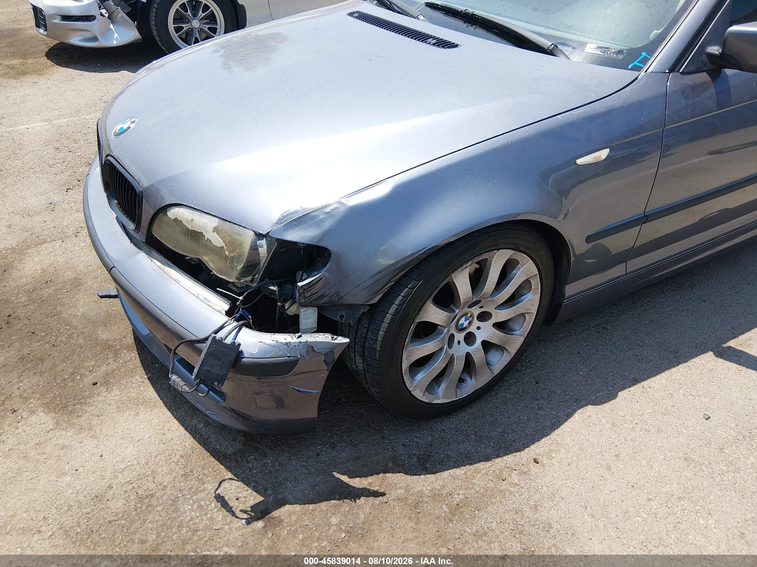 2002 Bmw 325i   Gray vin: WBAEV33442KL55197