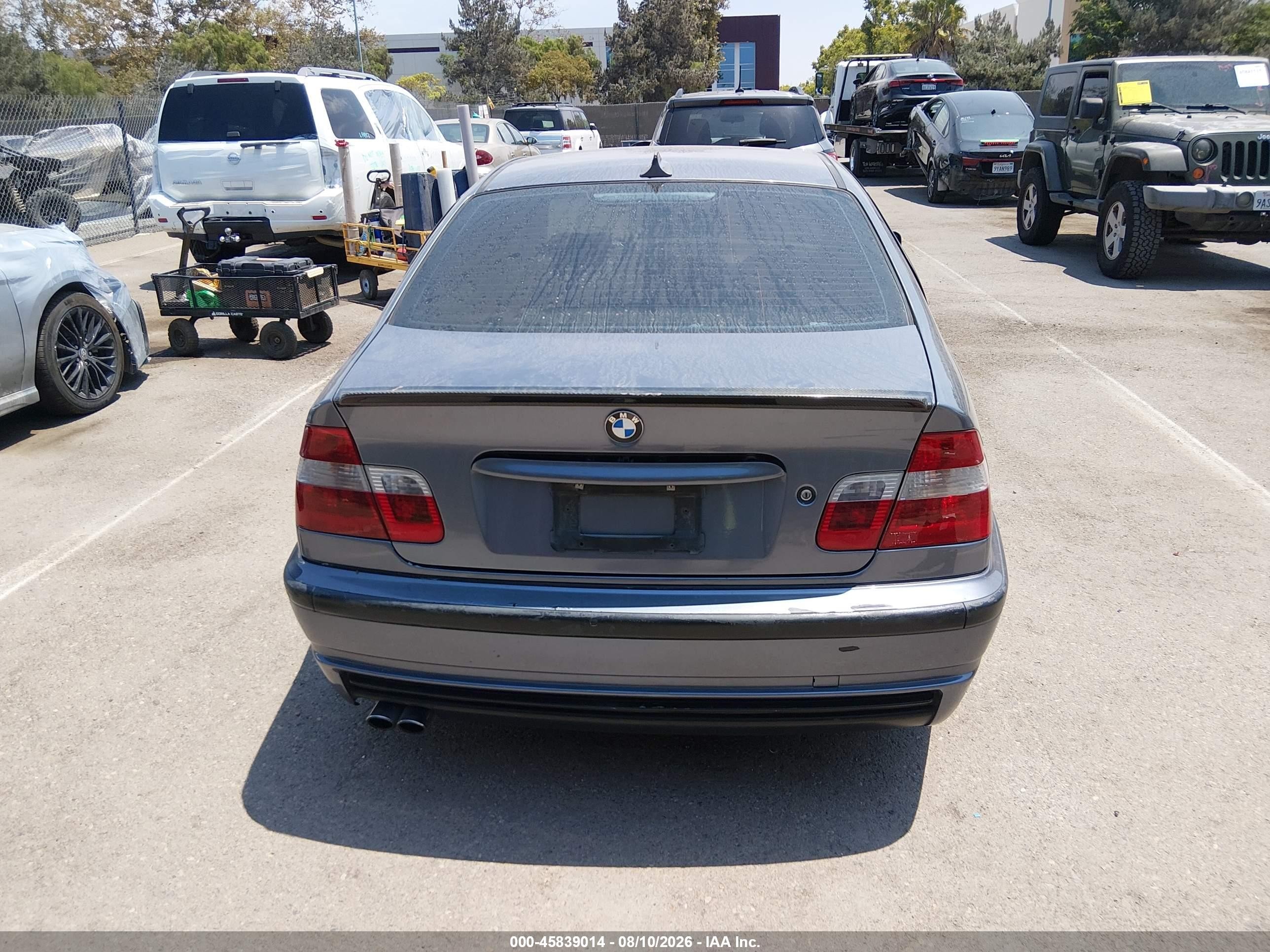 2002 Bmw 325i   Gray vin: WBAEV33442KL55197