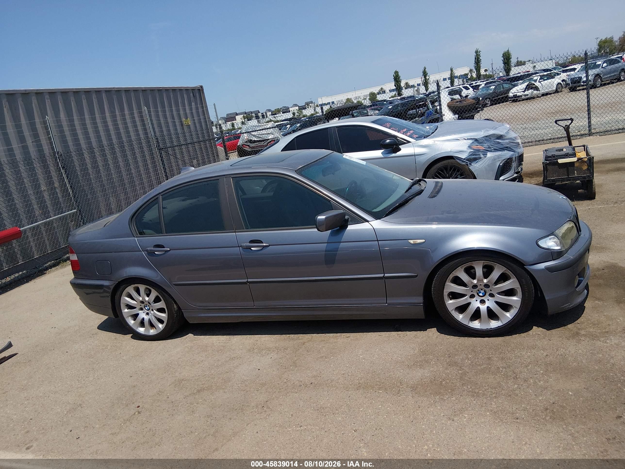 2002 Bmw 325i   Gray vin: WBAEV33442KL55197