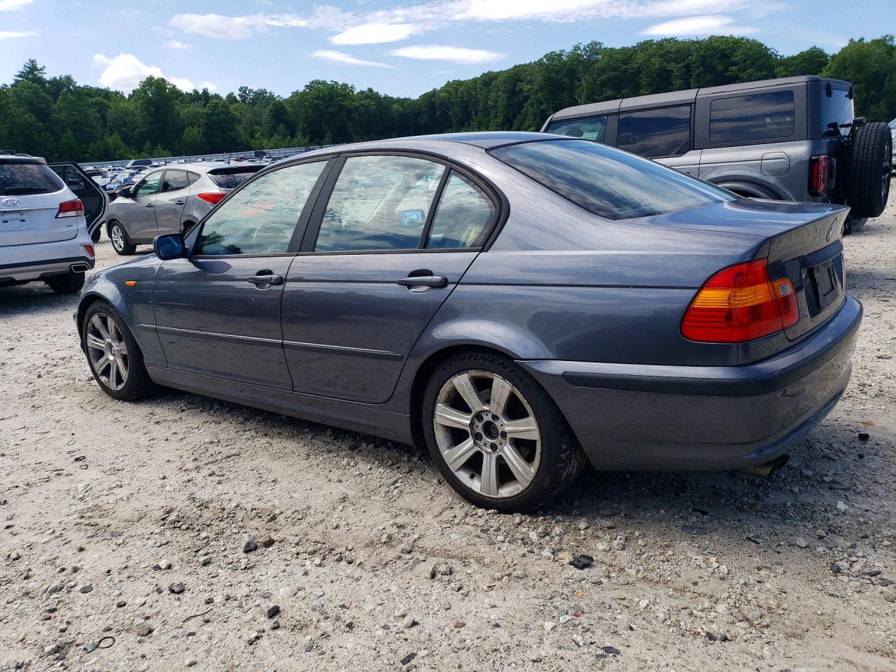 2003 Bmw 325 I Gray vin: WBAEV33443KL60028