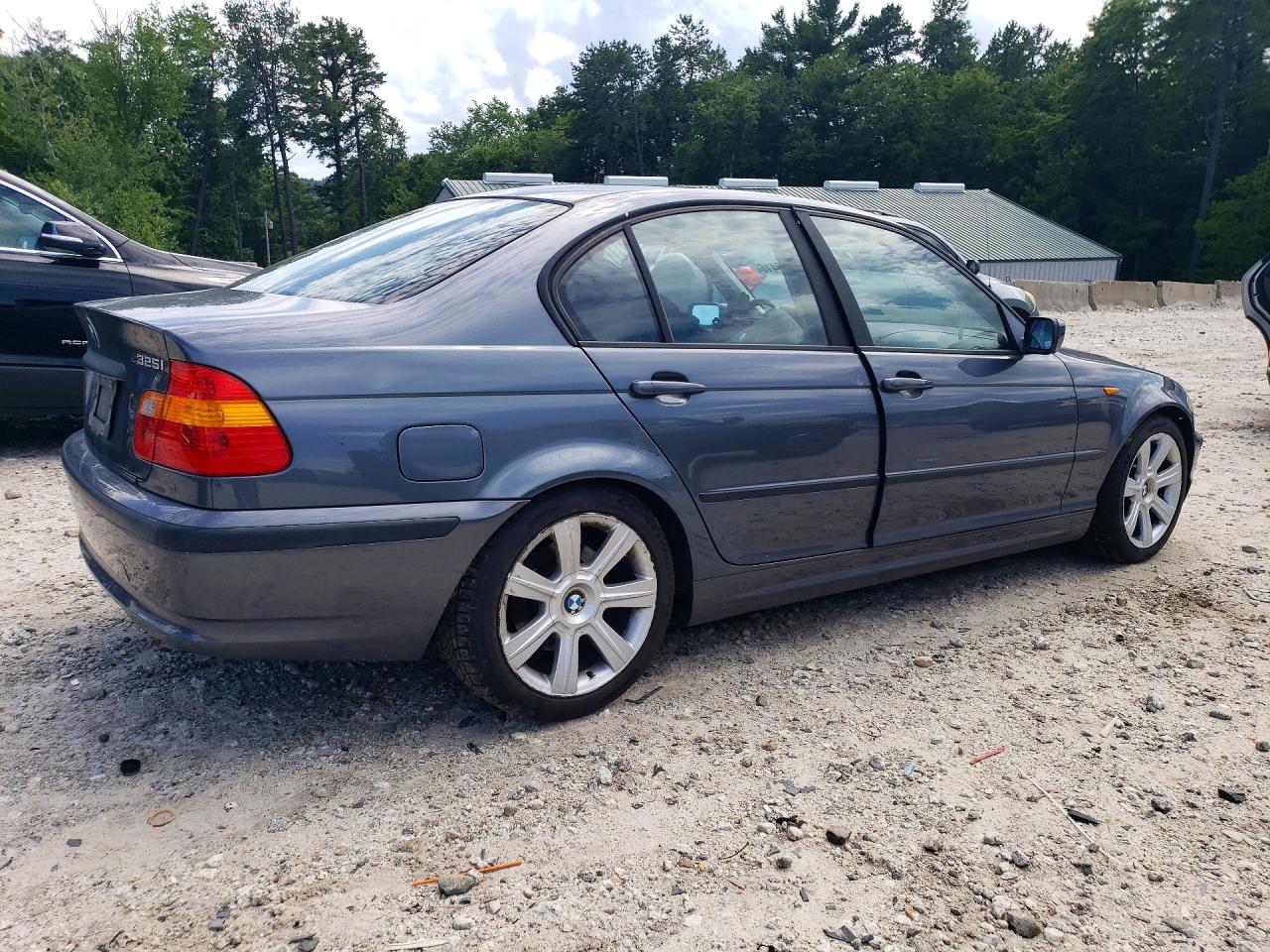 2003 Bmw 325 I Gray vin: WBAEV33443KL60028