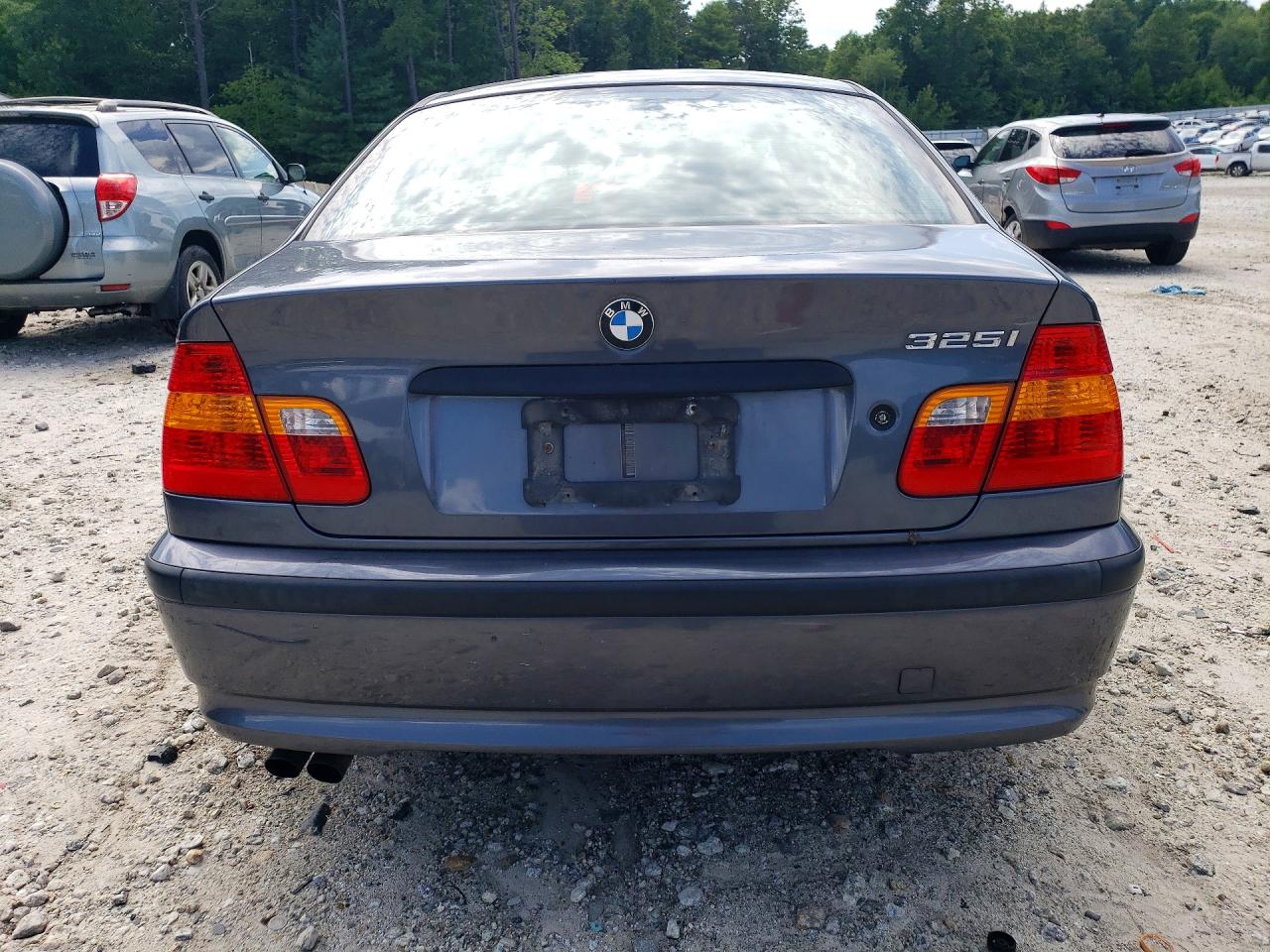 2003 Bmw 325 I Gray vin: WBAEV33443KL60028