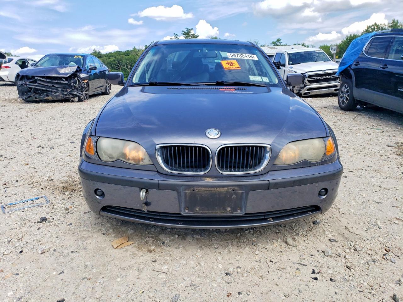 2003 Bmw 325 I Gray vin: WBAEV33443KL60028