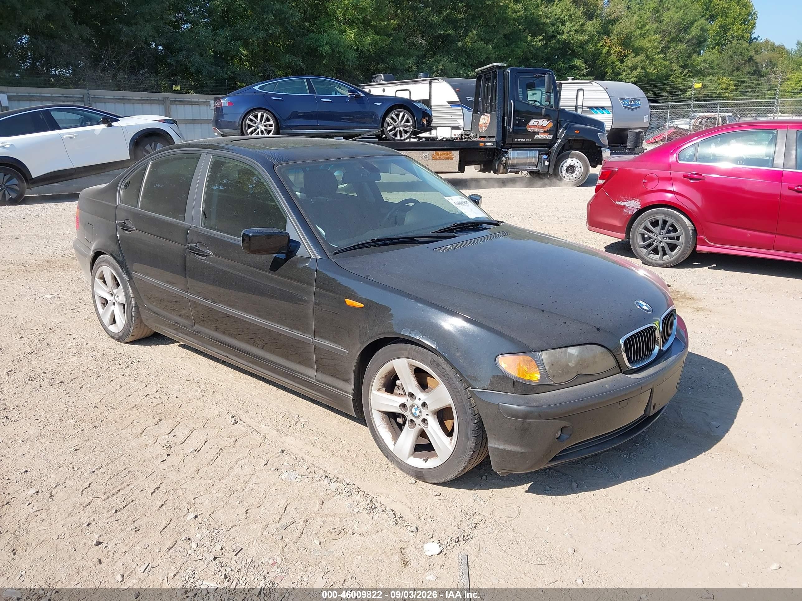 2004 Bmw 325i   Black vin: WBAEV33444KL63044