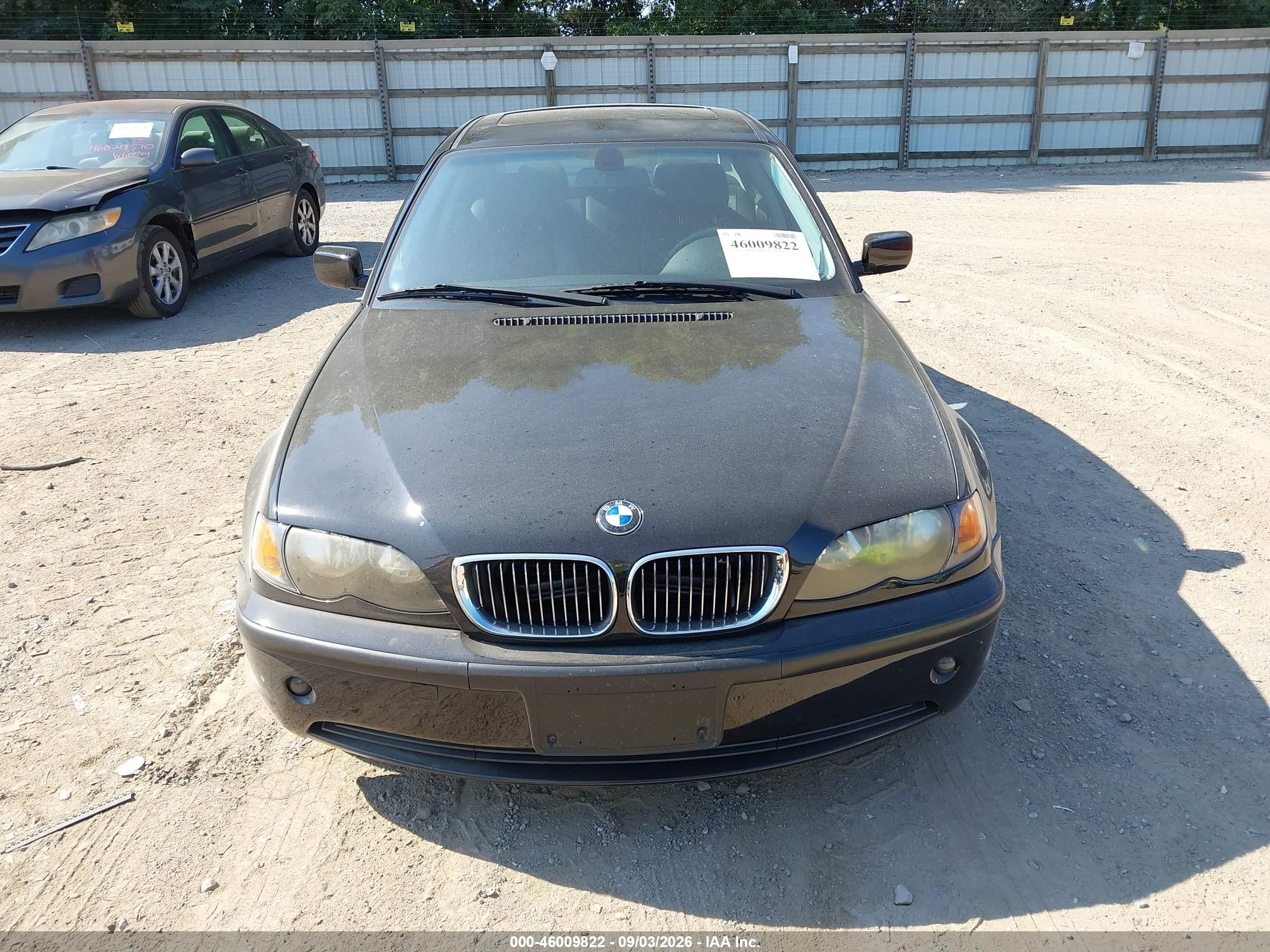 2004 Bmw 325i   Black vin: WBAEV33444KL63044