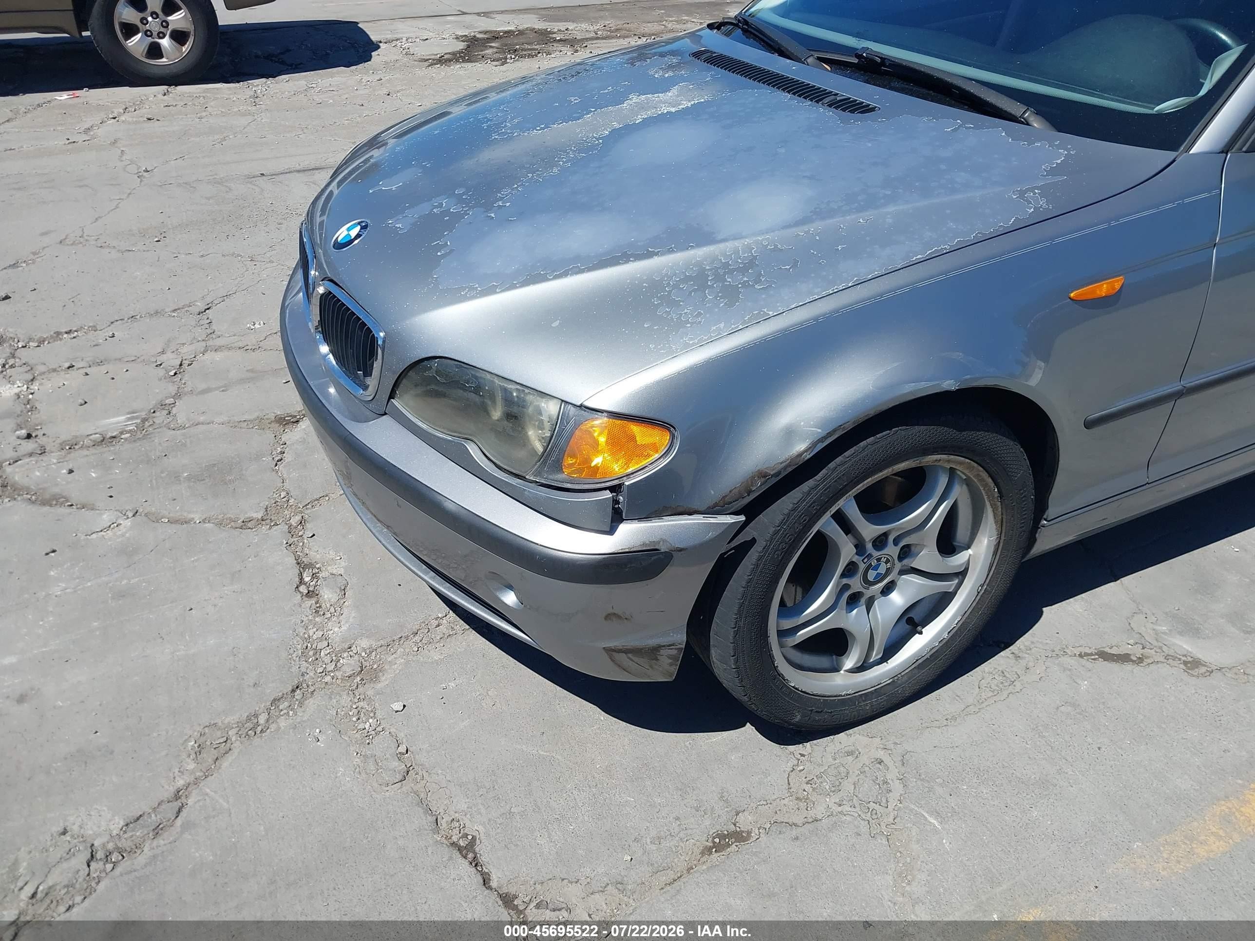 2004 Bmw 325i Gray vin: WBAEV33444KR26822