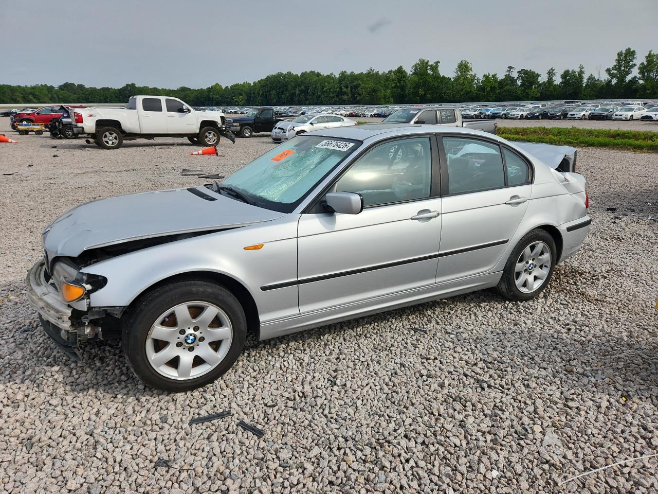 2003 Bmw 325 I Silver vin: WBAEV33453KL80126