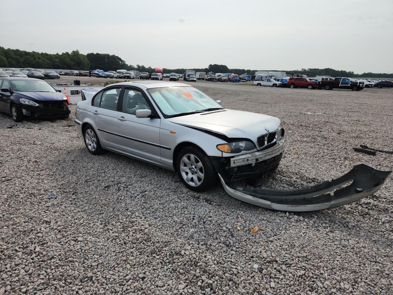 2003 Bmw 325 I Silver vin: WBAEV33453KL80126
