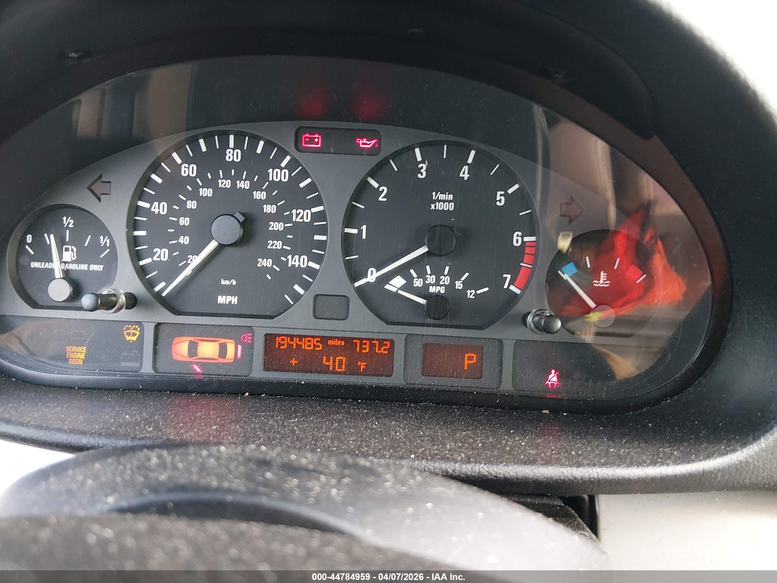 2002 Bmw 325i   Синий vin: WBAEV33462KL77931