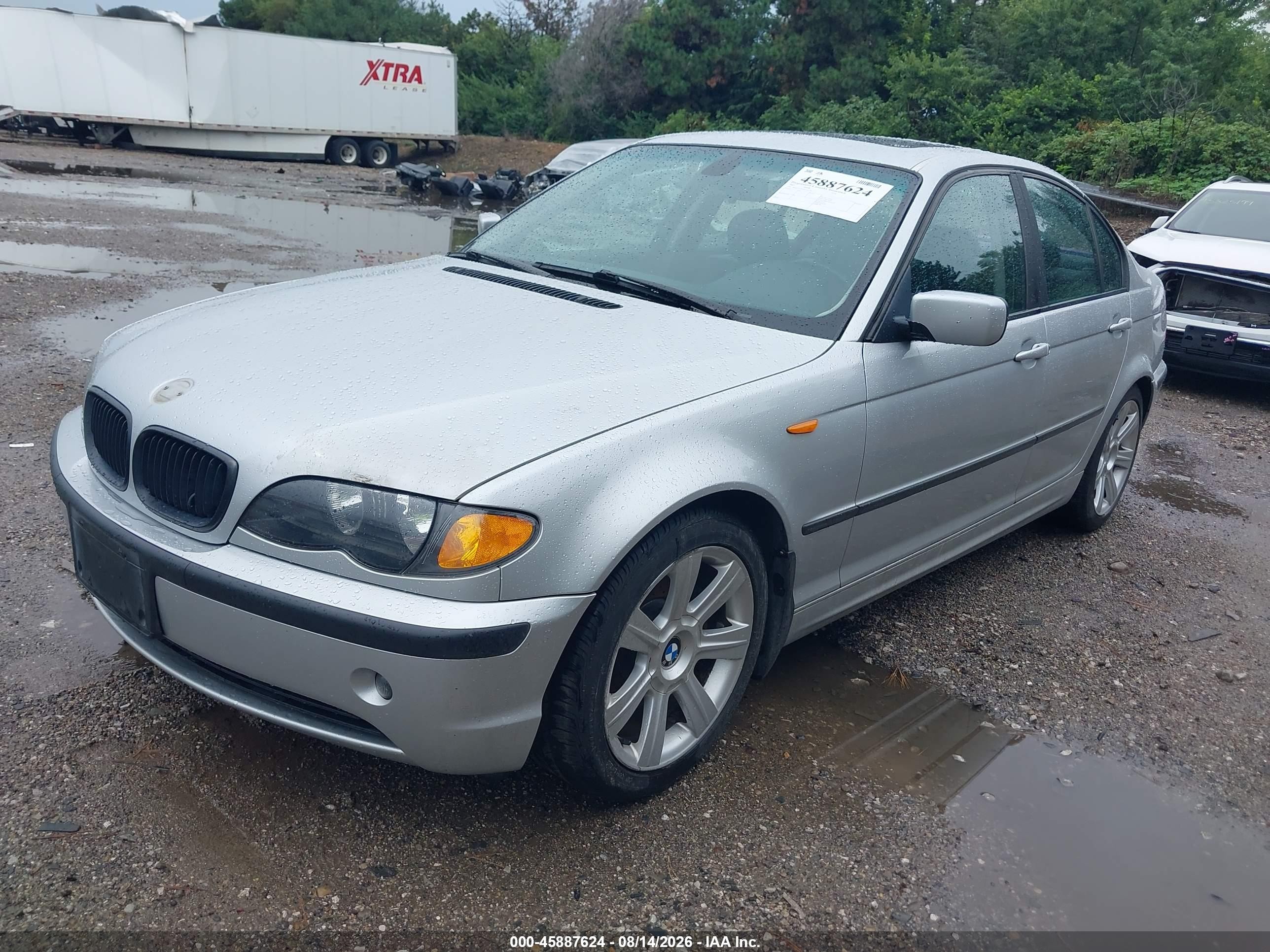 2003 Bmw 325i   Silver vin: WBAEV33463KL61259